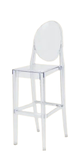 Clear Ghost Barstools
