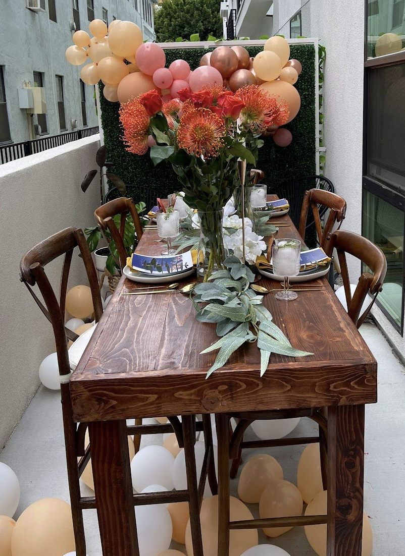 Dark Brown Bar Table