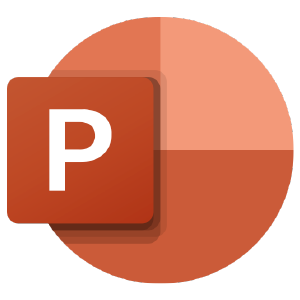 PowerPoint logo with a pie chart in the background.