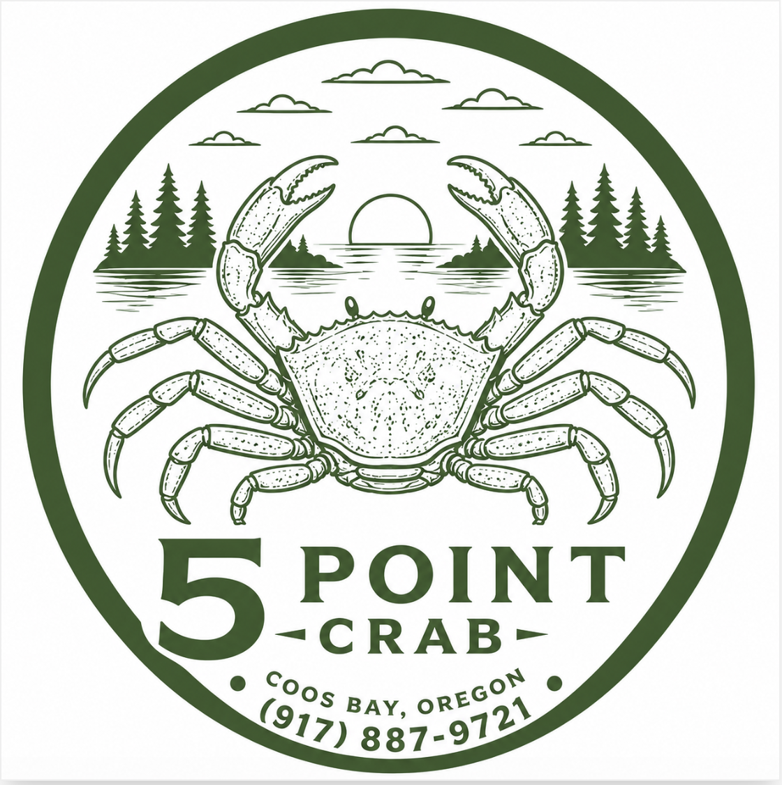 Oregon Five Point Crab
