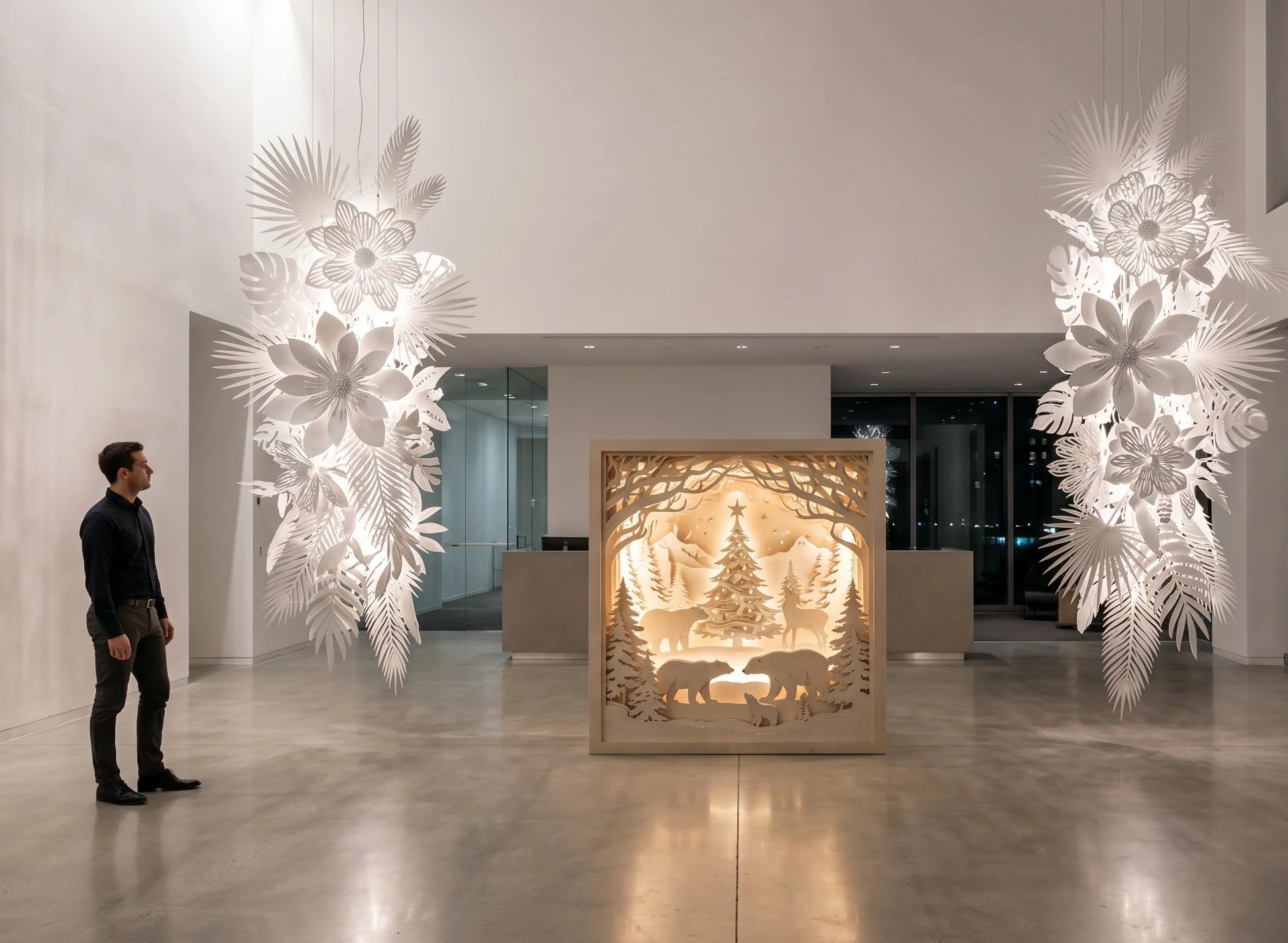 Lightbox and sculptures.jpg