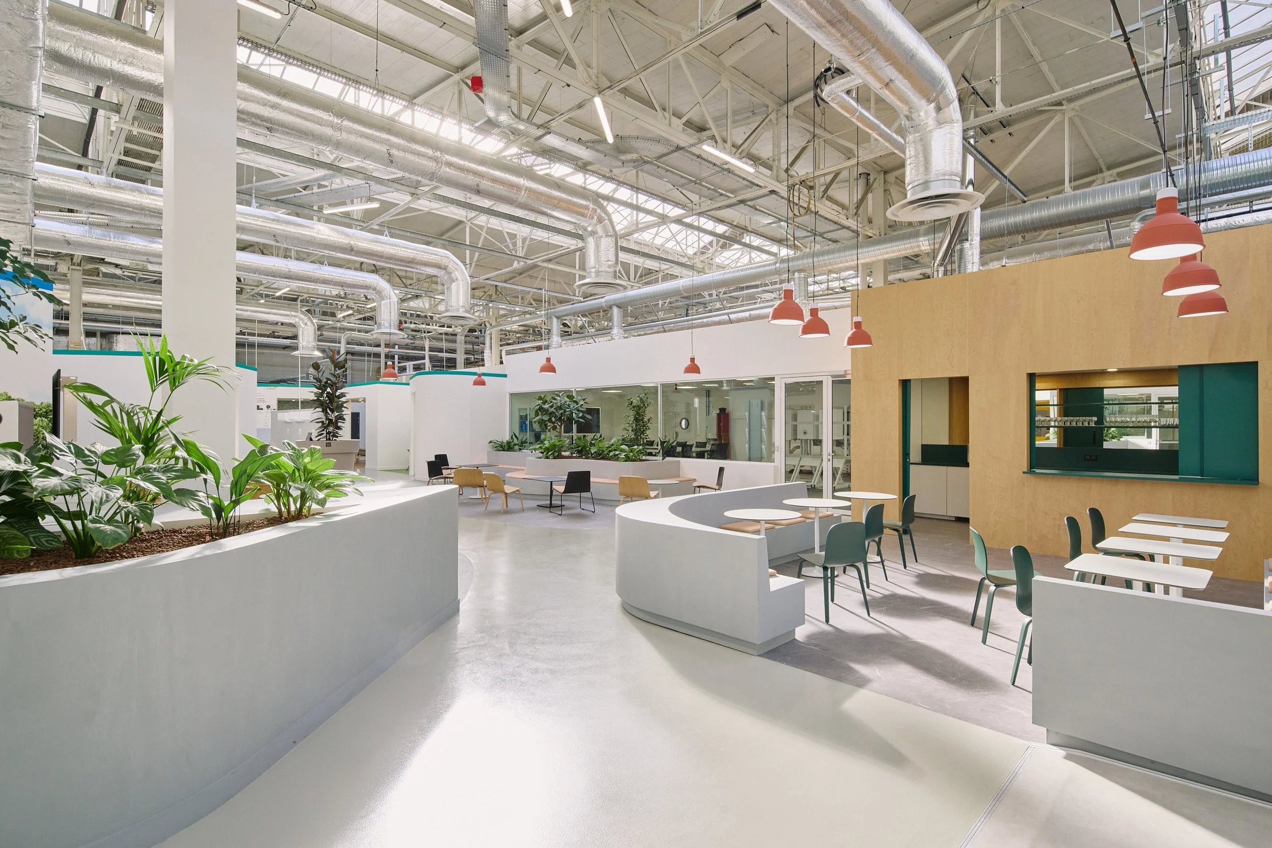 Showroom Bosch à Drancy, Malabar Architecture, photographie d'architecture Benoît Drouet