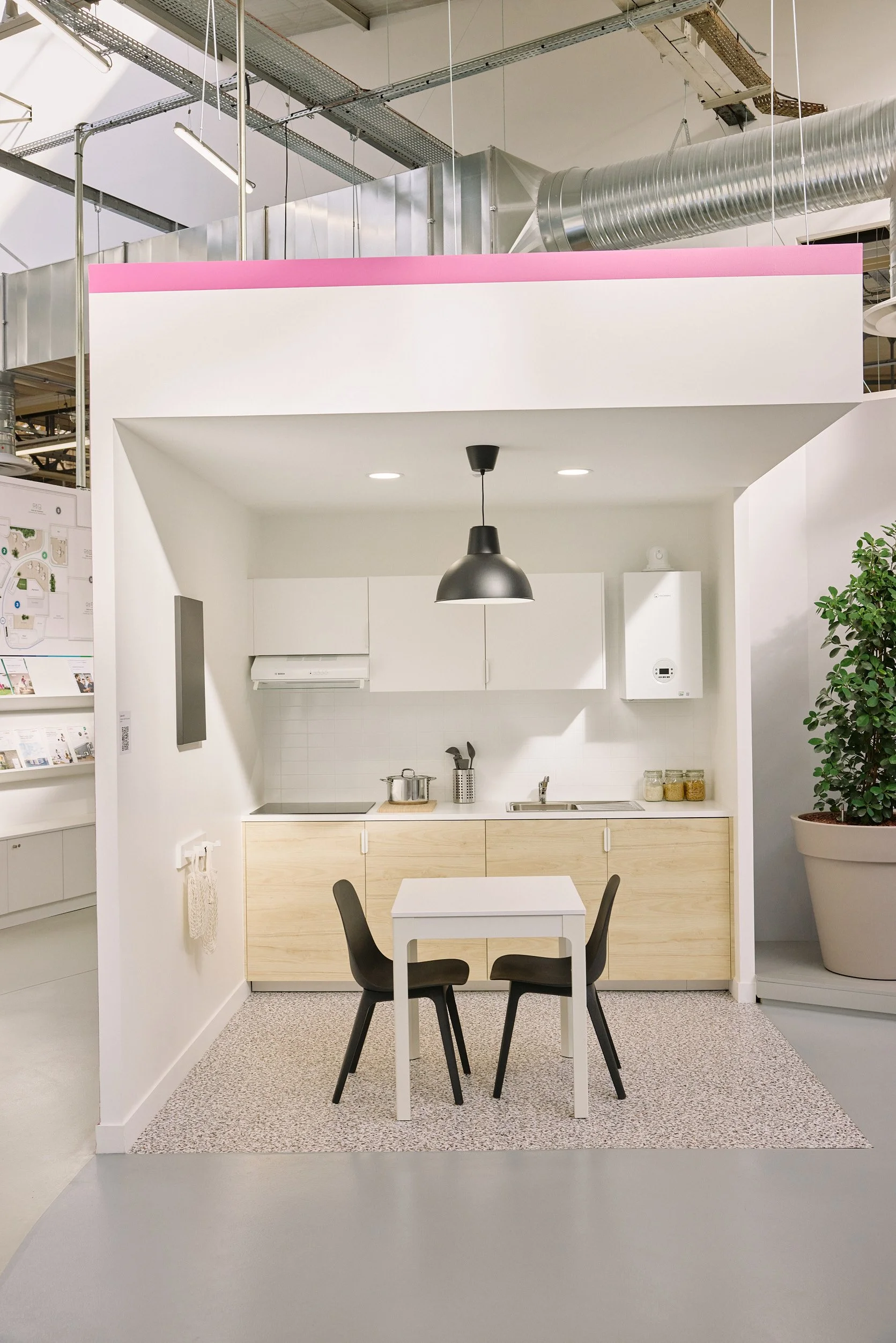 Showroom Bosch à Drancy, Malabar Architecture, photographie d'architecture Benoît Drouet