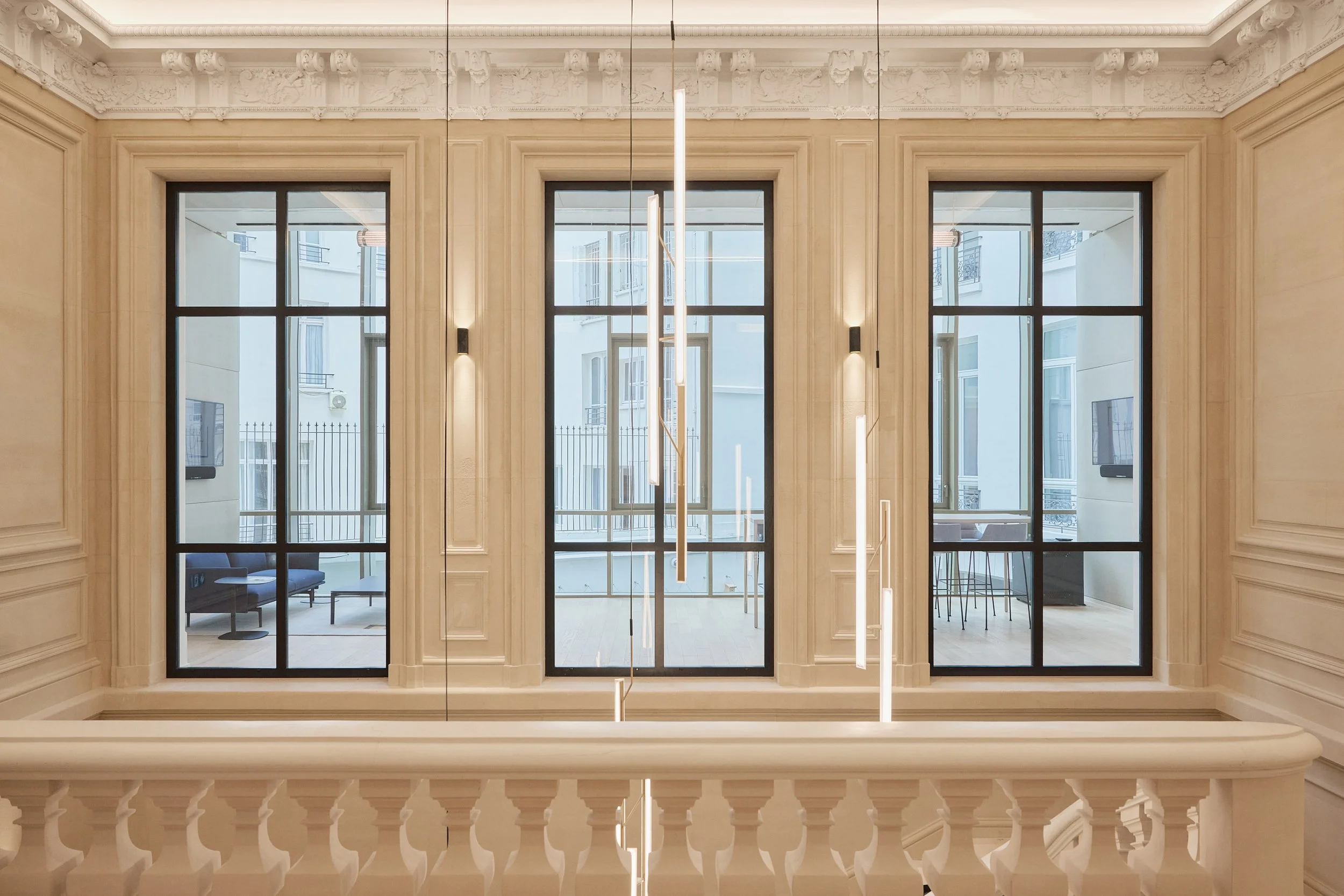Bureaux LFP à Paris, SK&Associées, photographie d'architecture Benoît Drouet