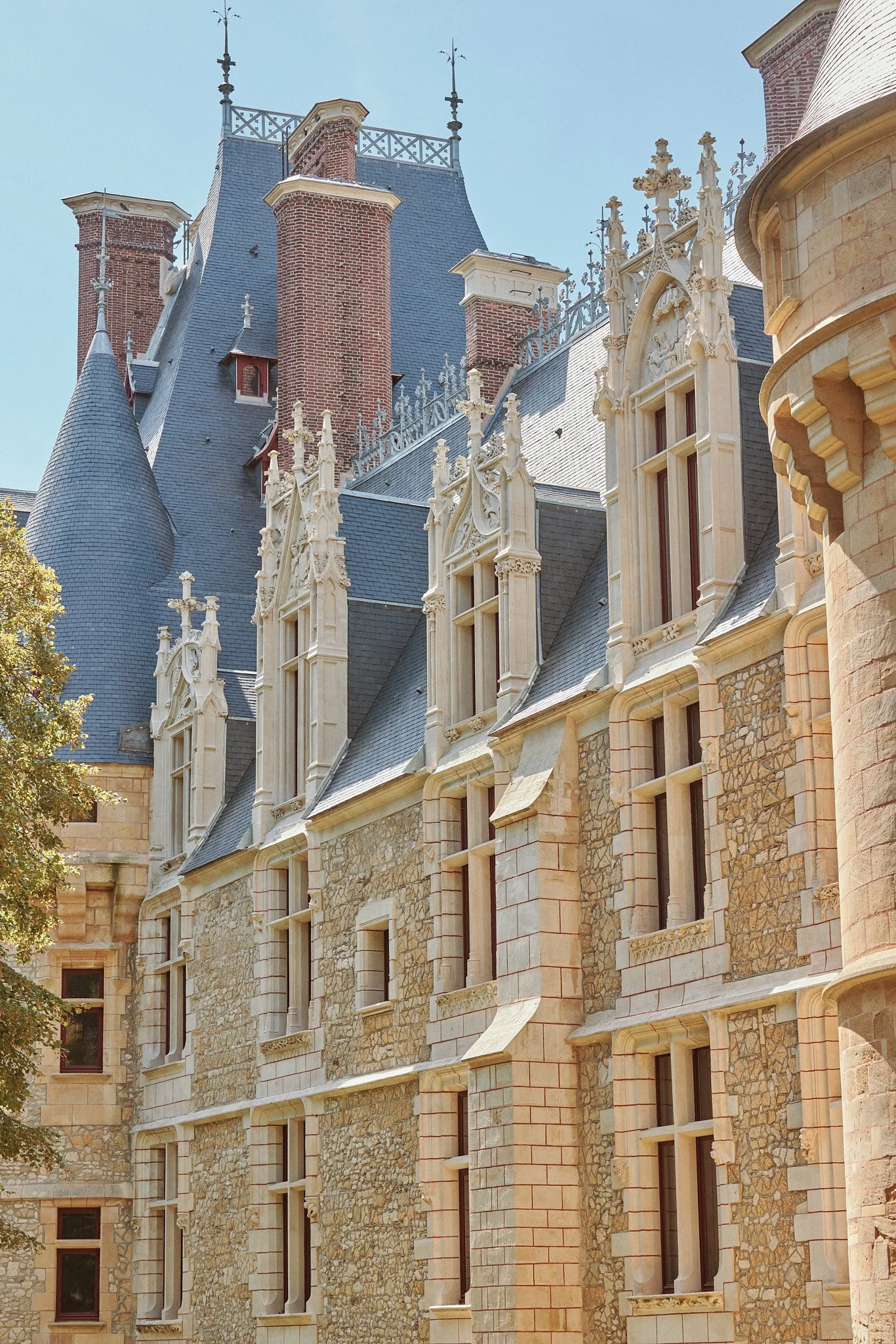 Chantier de restauration du Château de Vigny, Artene, photographie de chantier Benoît Drouet