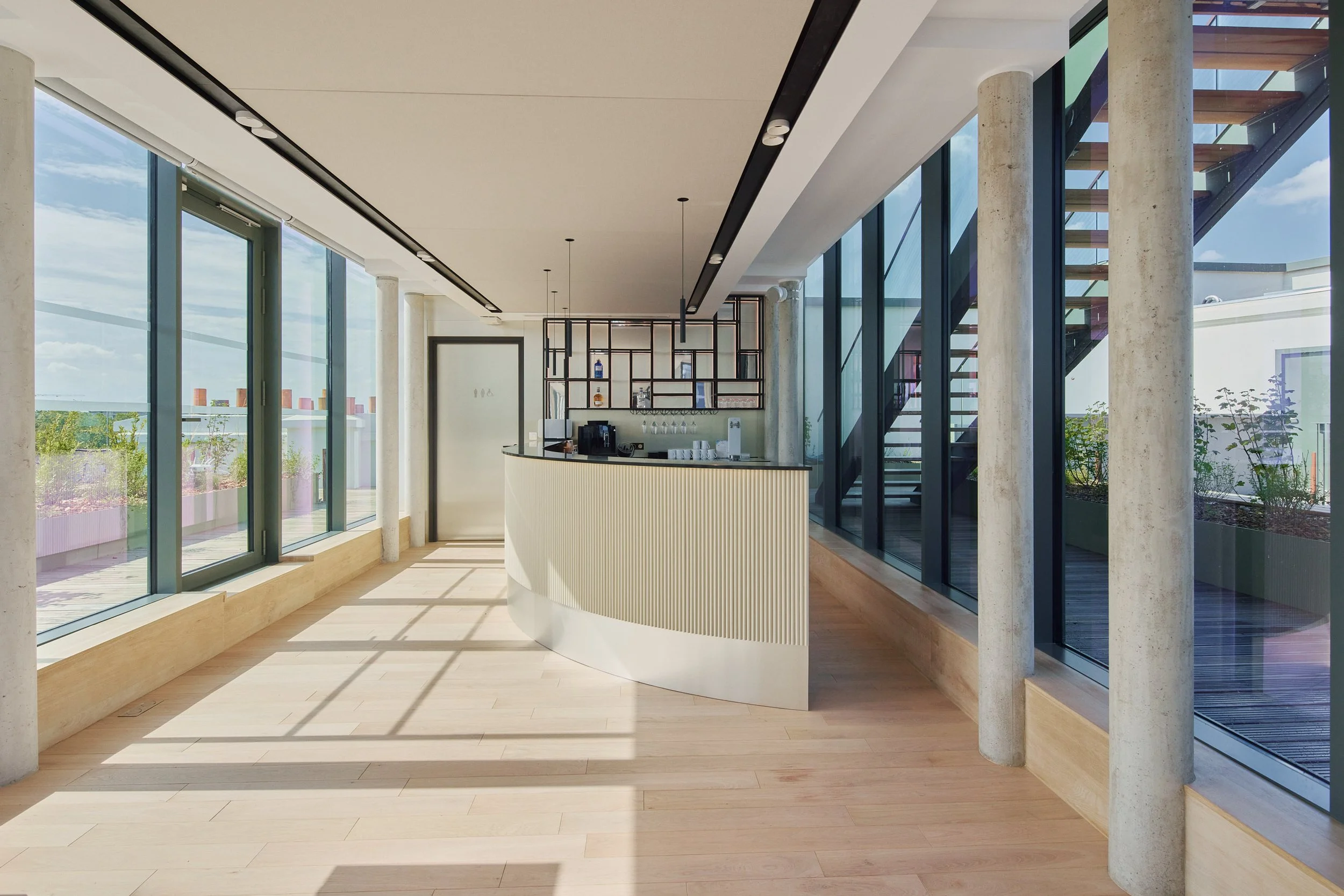 Bureaux LFP à Paris, SK&Associées, photographie d'architecture Benoît Drouet