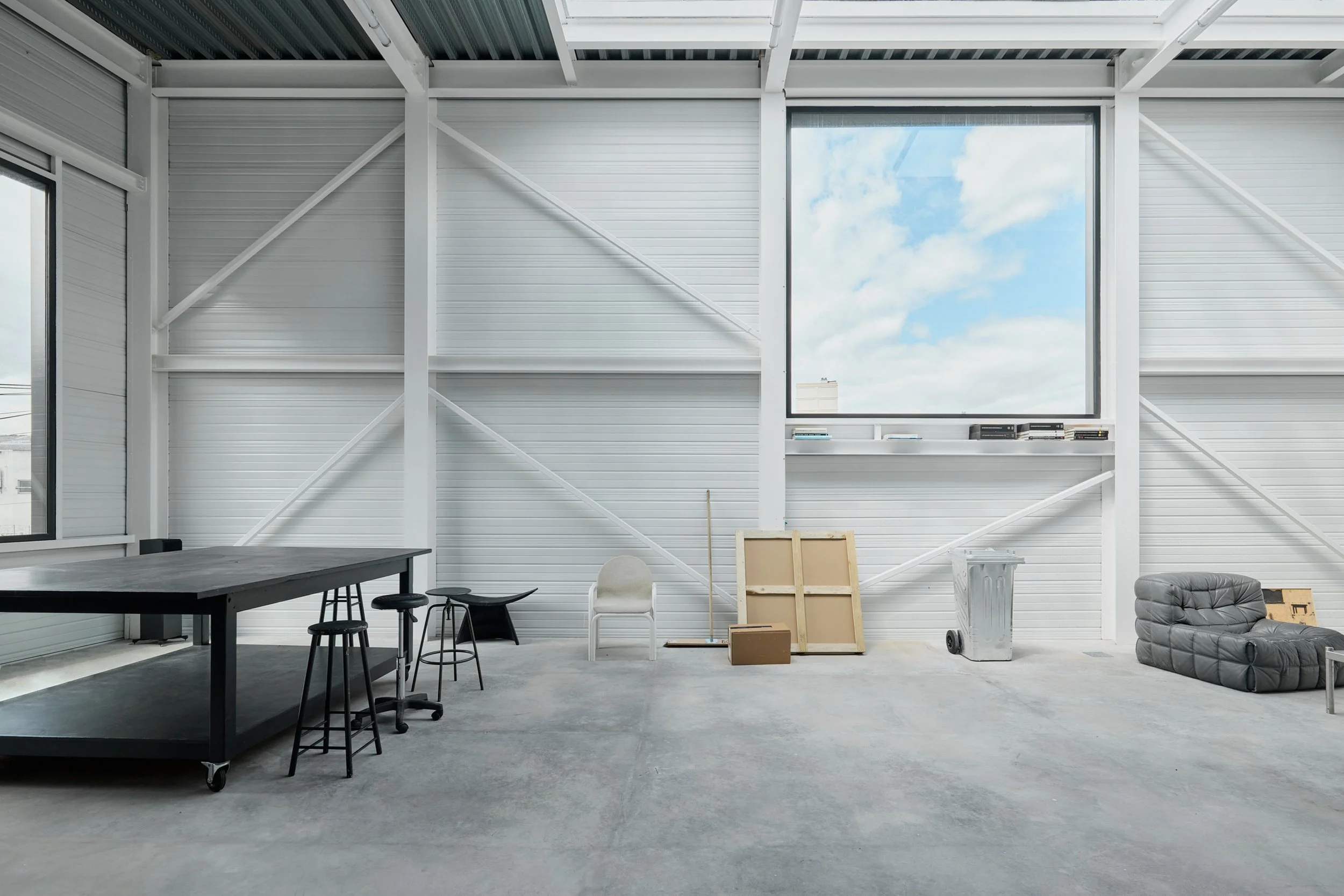 Atelier d'artiste à Aubervilliers, Geley Architecture, photographie d'architecture Benoît Drouet