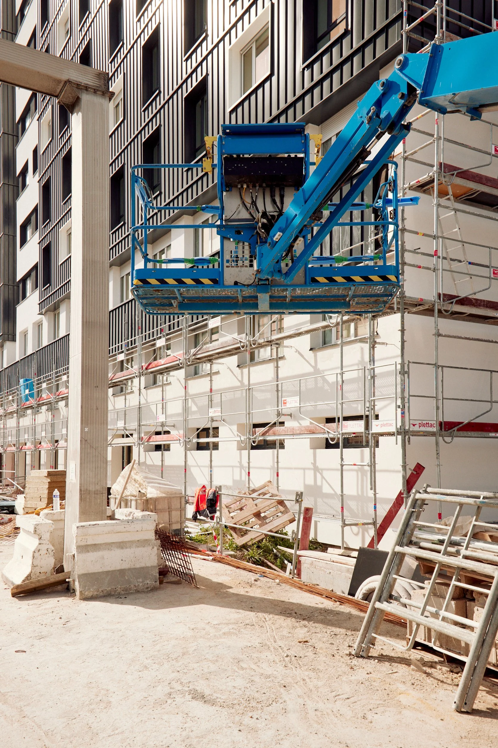 Suivi de chantier Good Morning Campus à Créteil, Groupe Cardinal, photographie de chantier Benoît Drouet