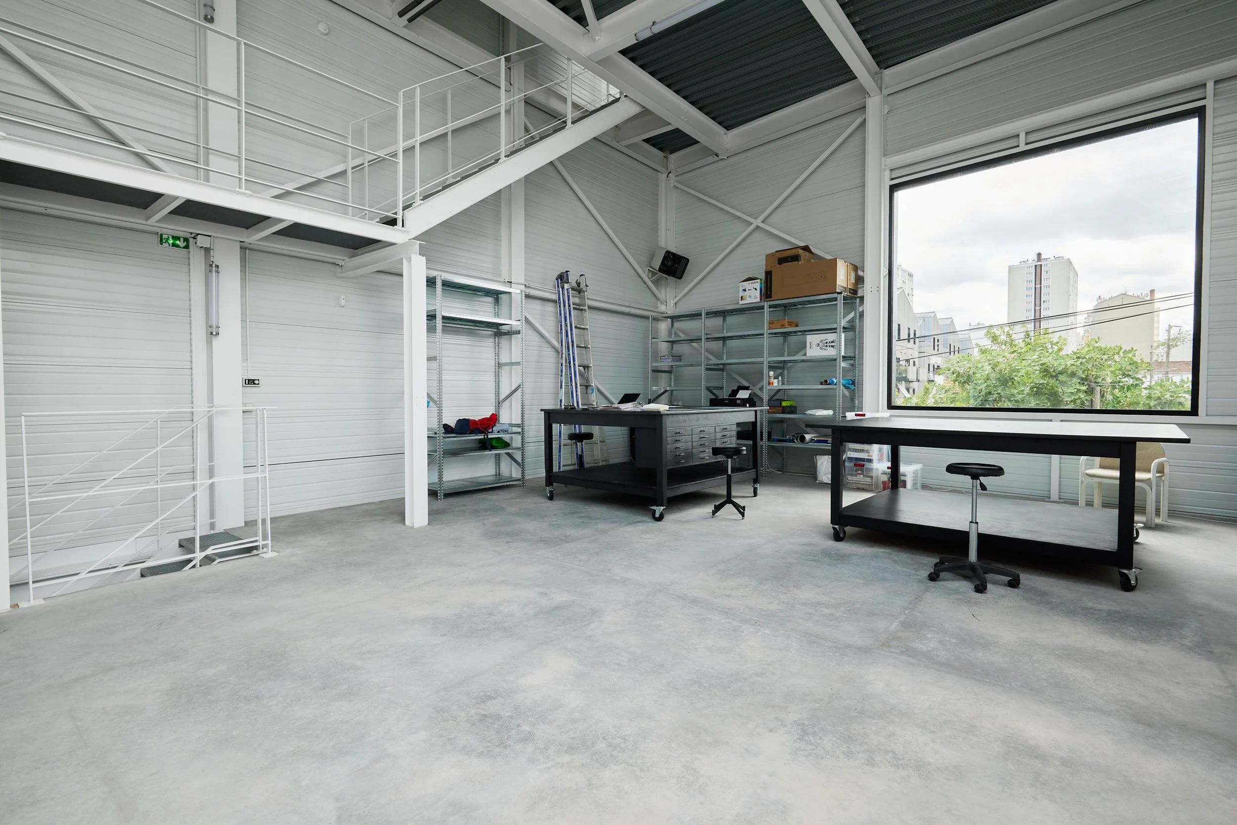 Atelier d'artiste à Aubervilliers, Geley Architecture, photographie d'architecture Benoît Drouet