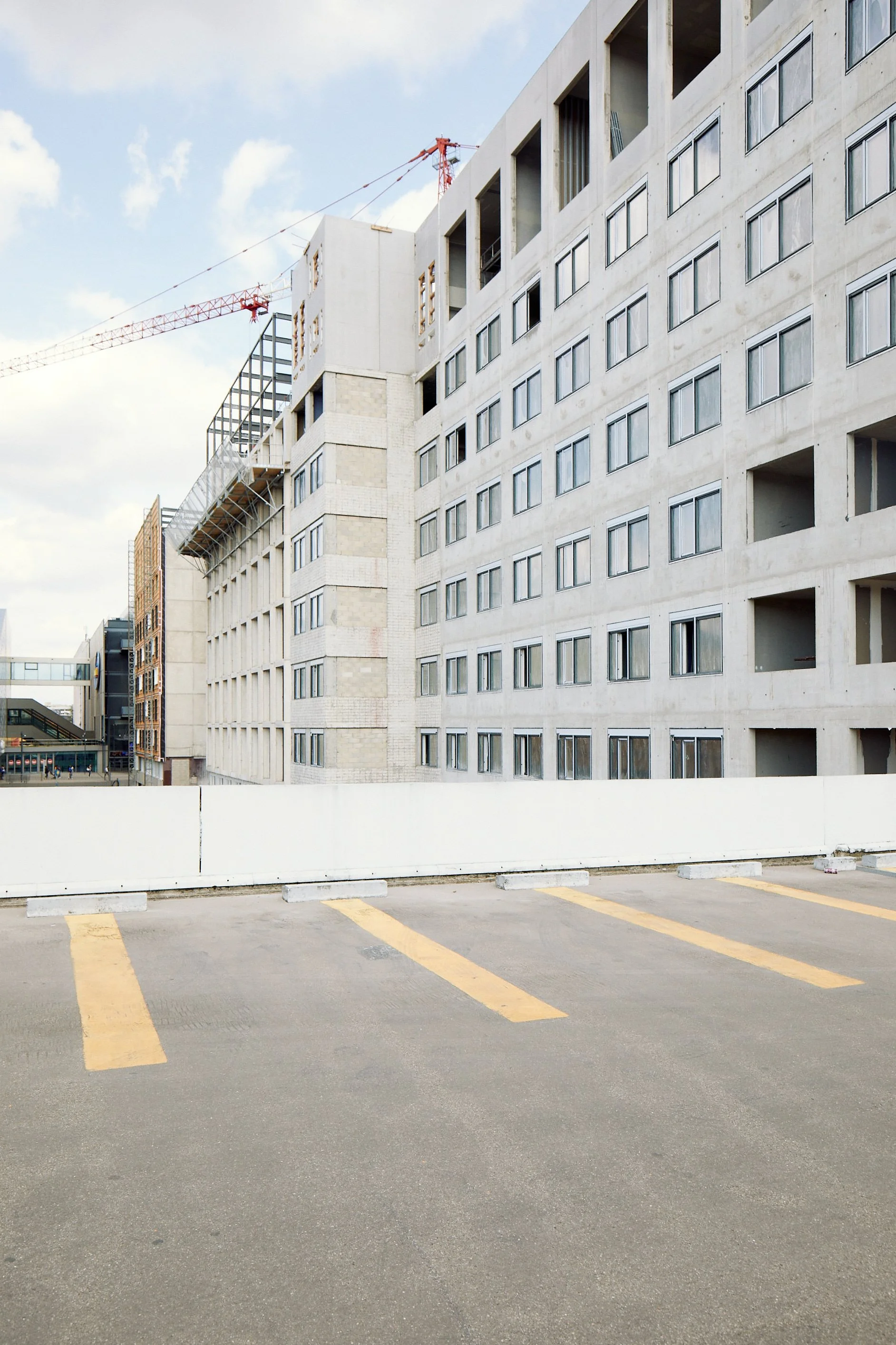 Suivi de chantier Good Morning Campus à Créteil, Groupe Cardinal, photographie de chantier Benoît Drouet