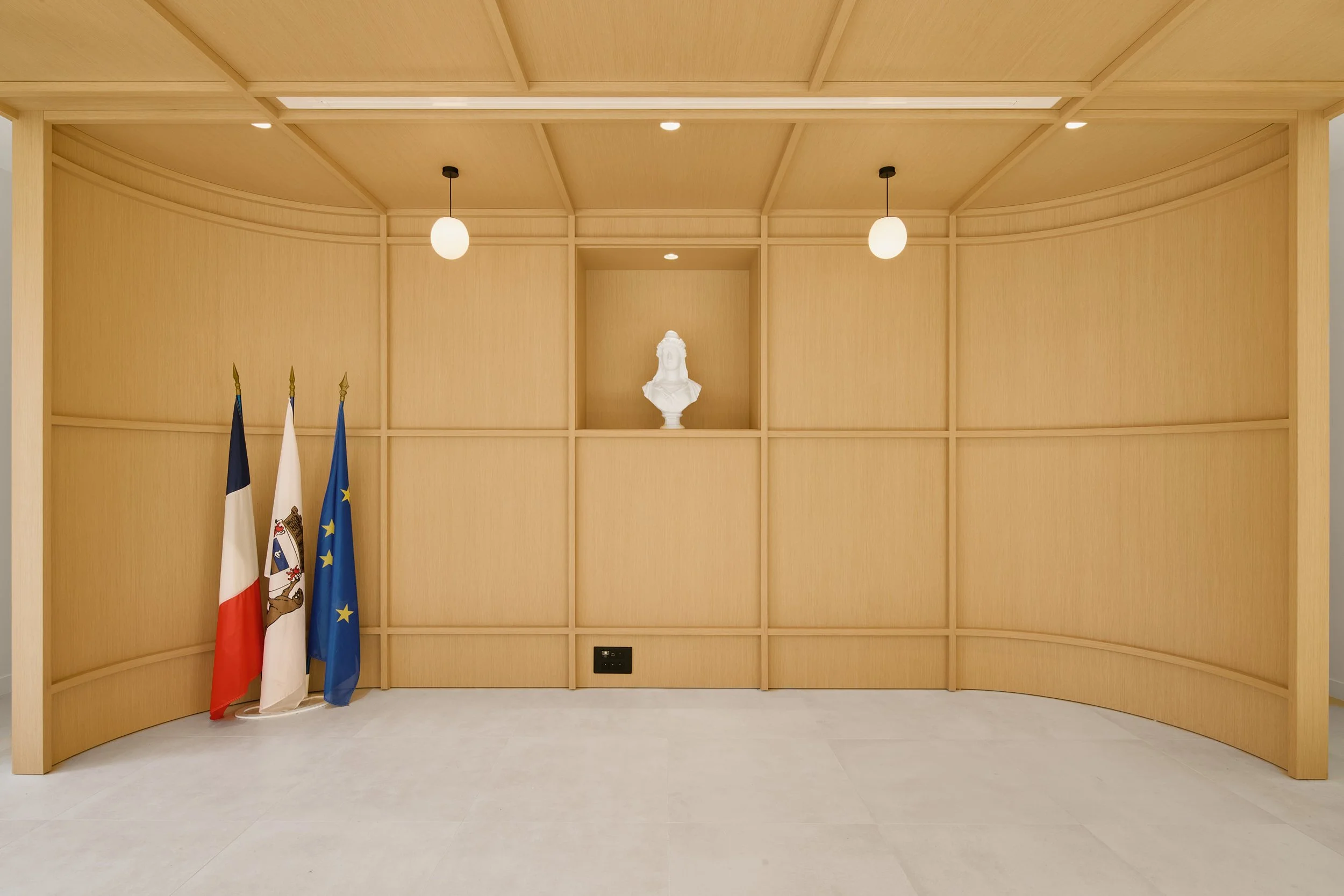 Salle des mariages d'Igny, Malabar Architecture, photographie d'architecture Benoît Drouet