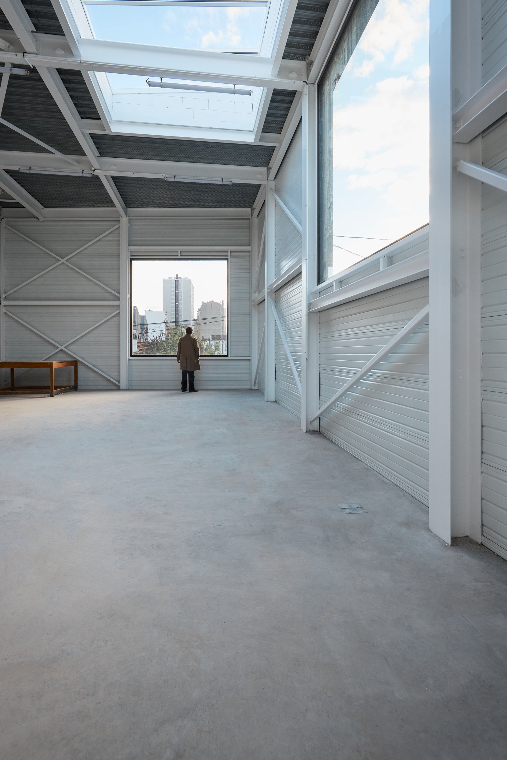 Atelier d'artiste à Aubervilliers, Geley Architecture, photographie d'architecture Benoît Drouet