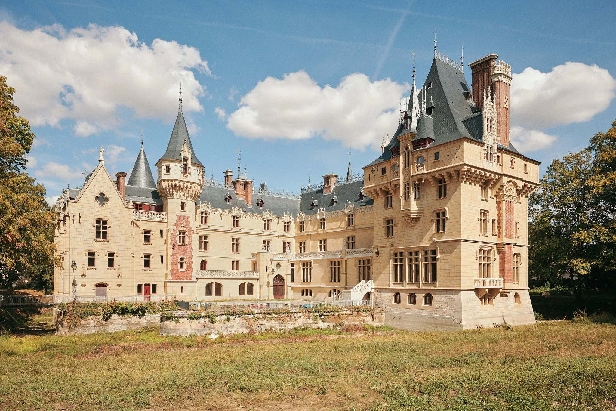 Chantier de restauration du Château de Vigny, Artene, photographie de chantier Benoît Drouet