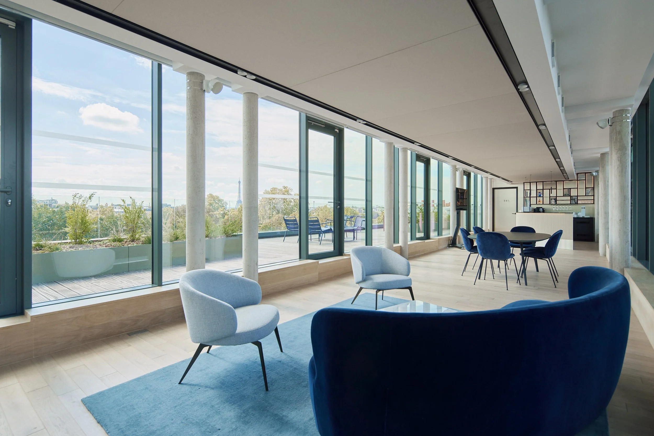 Bureaux LFP à Paris, SK&Associées, photographie d'architecture Benoît Drouet
