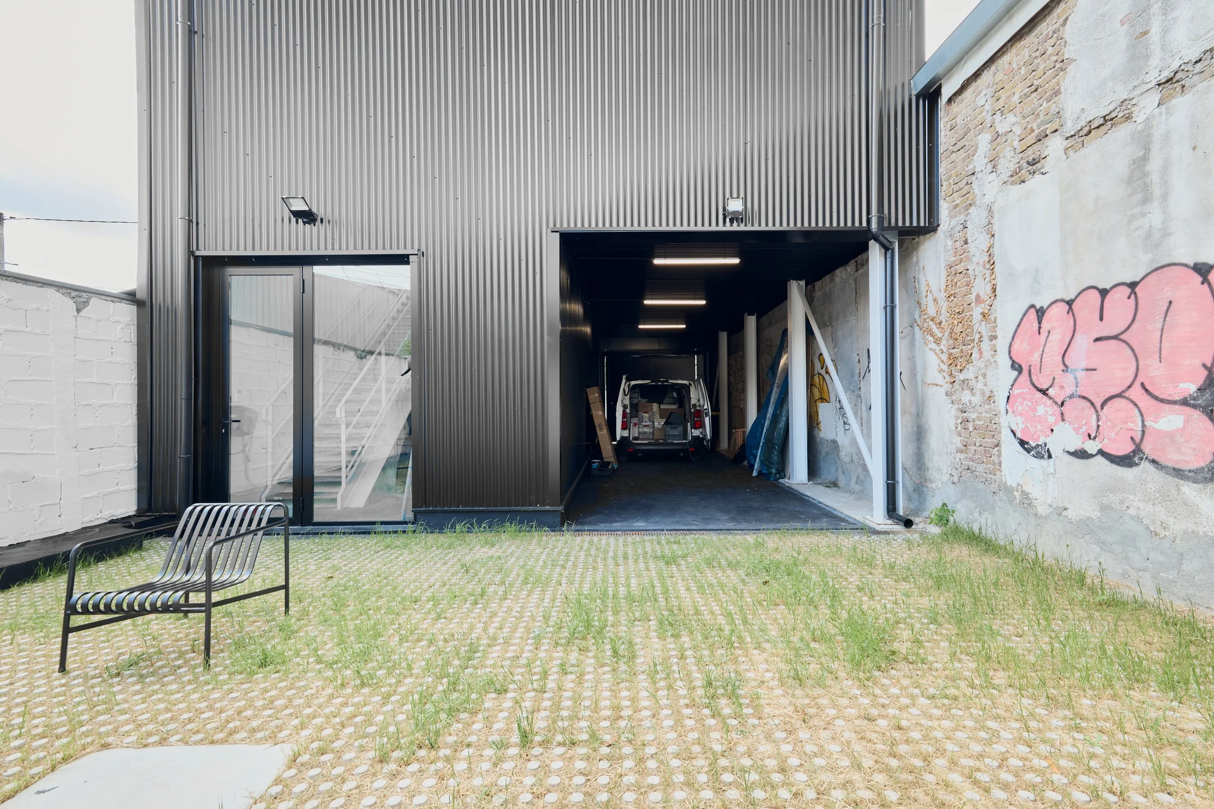 Atelier d'artiste à Aubervilliers, Geley Architecture, photographie d'architecture Benoît Drouet