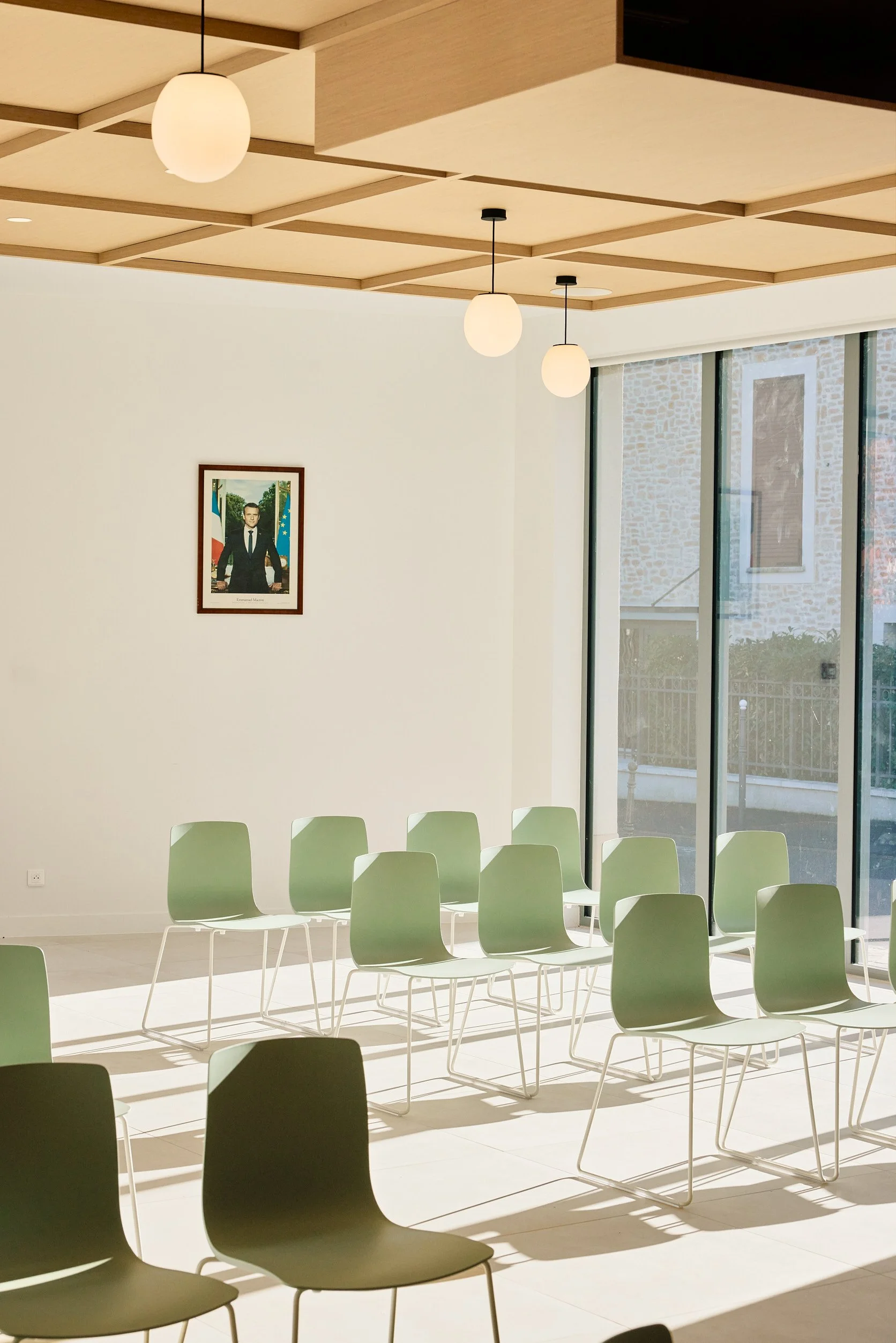 Salle des mariages d'Igny, Malabar Architecture, photographie d'architecture Benoît Drouet