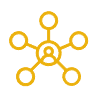 Connections through which corporate decisions and costs affect multiple stakeholders.