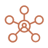 Connections among stakeholders, decisions, and organizational consequences.