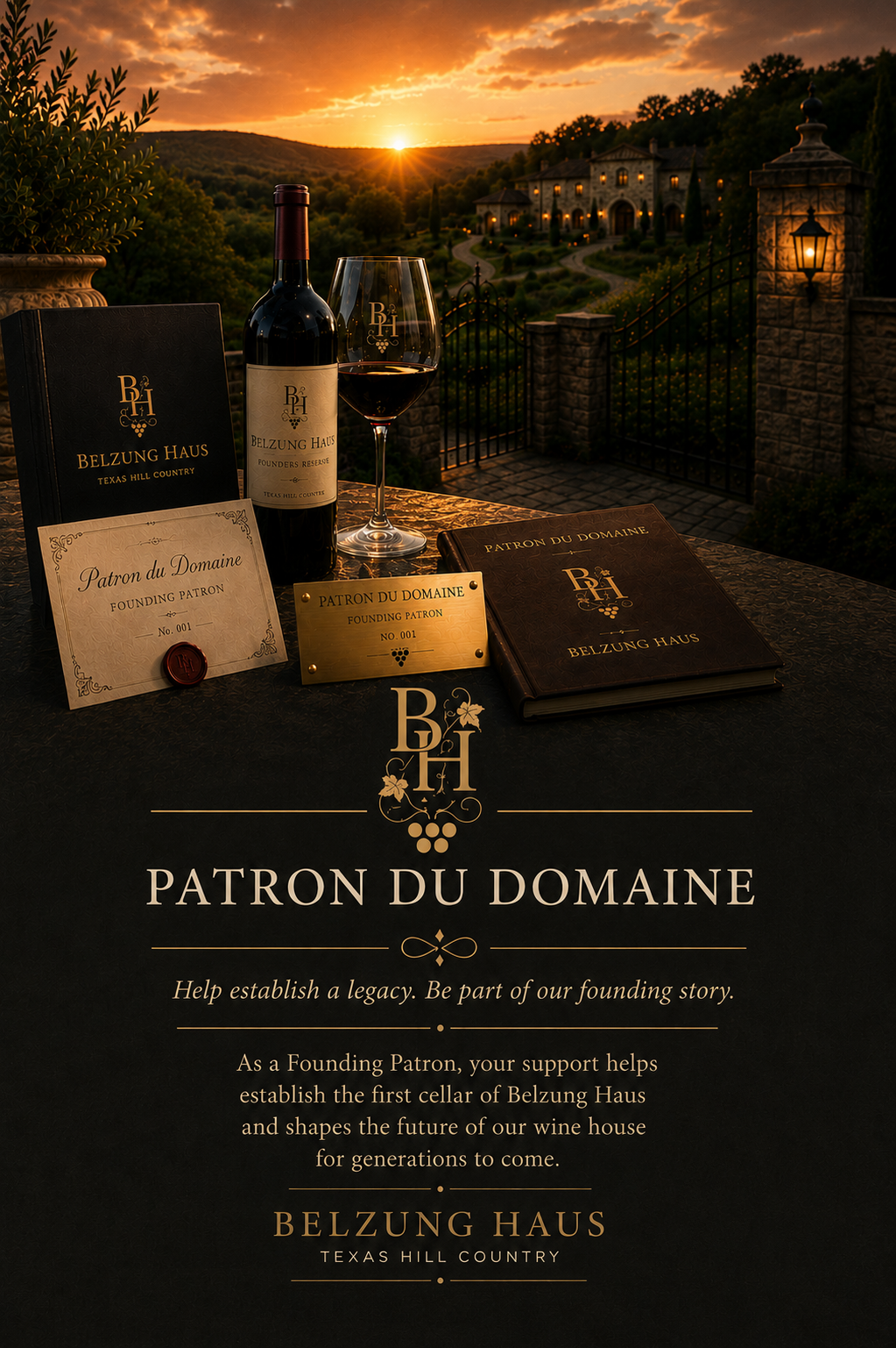 $5,000 Level — Patron du Domaine