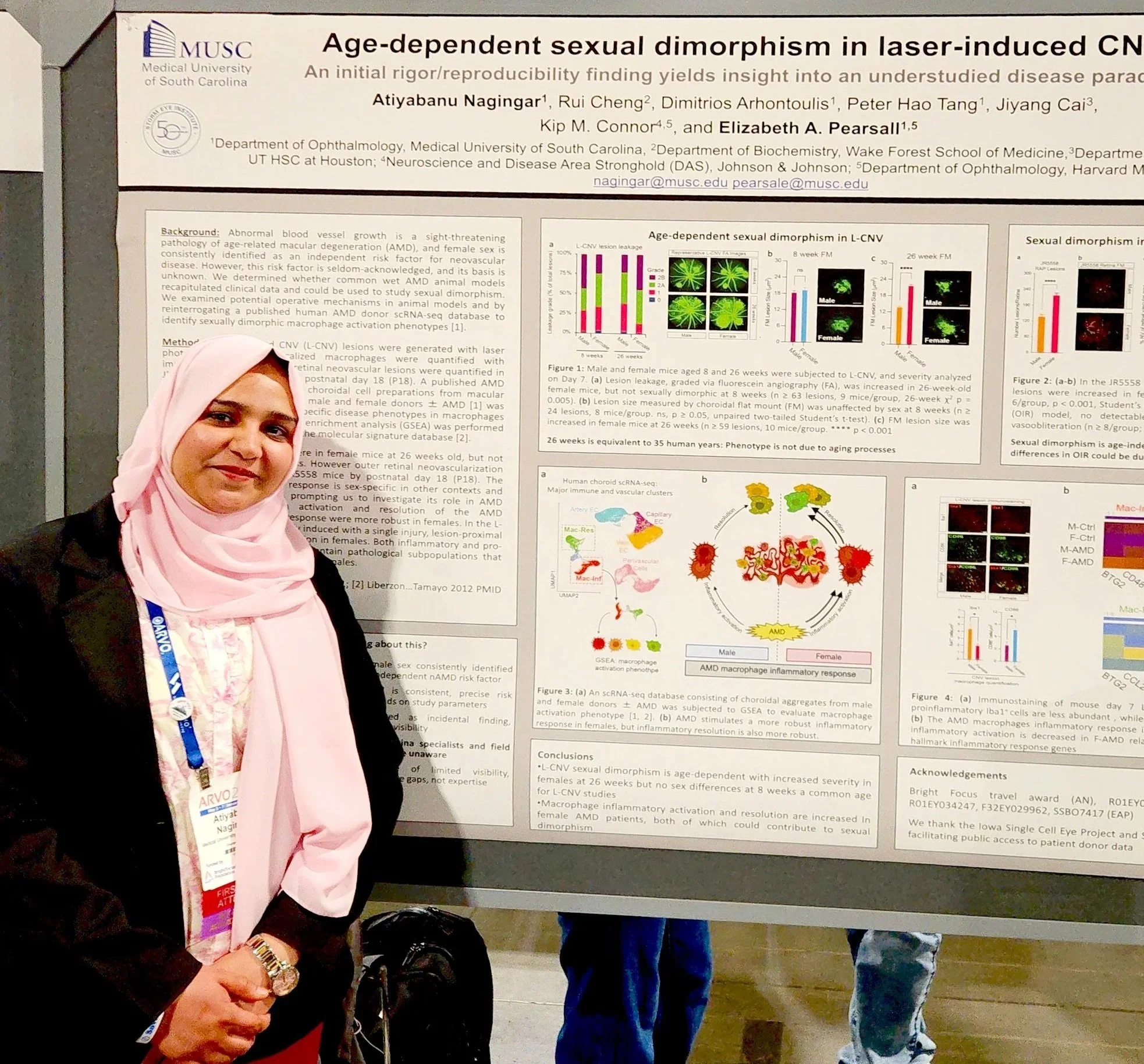 Dr. Atiyabanu Nagingar presents for the