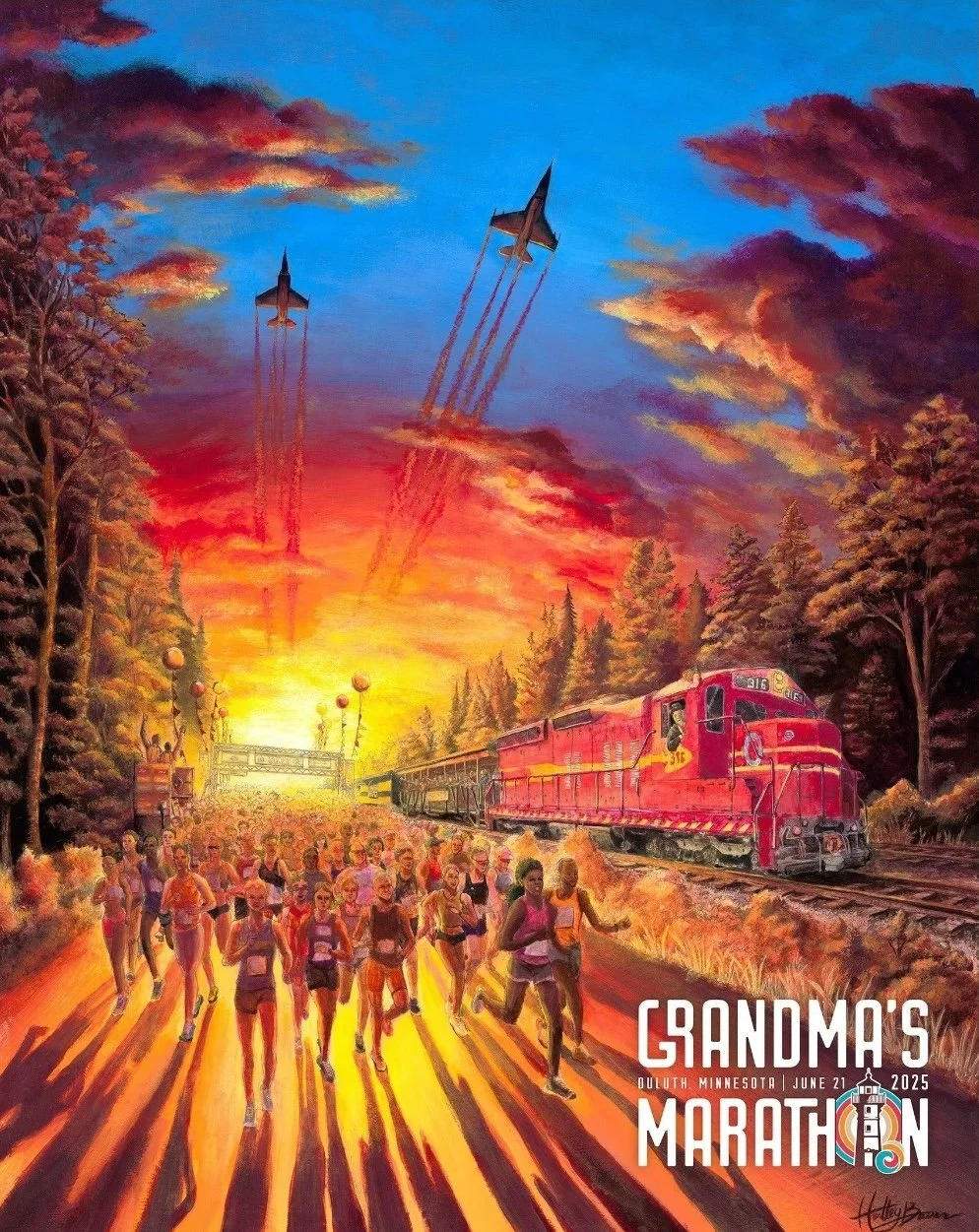 Grandma's Marathon - Official 2025 poster