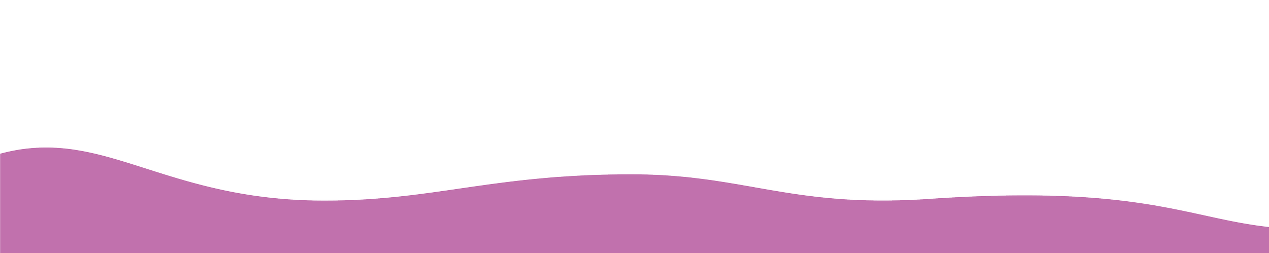 A purple wave-like graphic at the bottom with a white space above and a black header at the top.
