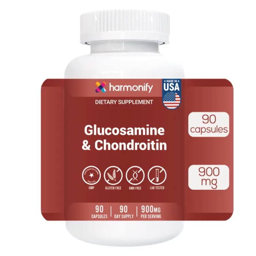 Glucosamine & Chondroitin 900mg Per Serving, 90 Ct