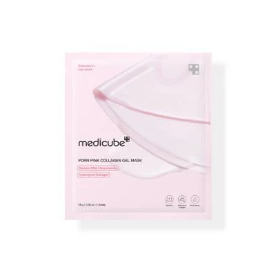 medicube PDRN Pink Collagen Gel mask is a cooling gel mask formulated with salmon-derived PDRN and low-molecular-weight hydrolyzed collagen to help skin feel hydrated, refreshed, and comfortably soothed. The lightweight gel texture delivers an immedi