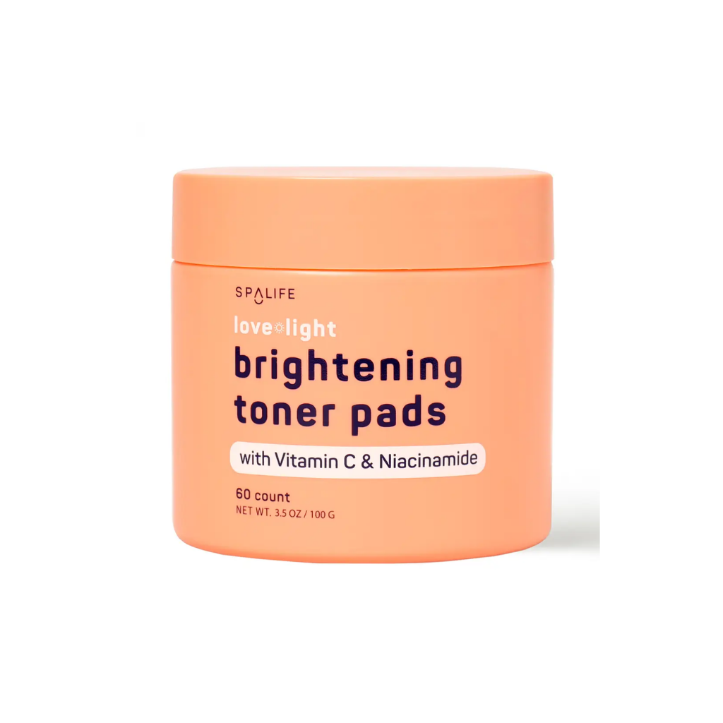 Love + Light Korean Skincare Brightening Toner Pads - 60 Ct