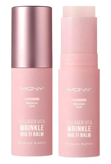 MQNY Collagen Vita Wrinkle Multi Balm is infused with fish collagen from France, peptide complex and Vitamin C, boasting potent anti-aging benefits for sagging skin. Rich in minerals from kelp, seaweed and shiitake mushroom extracts, the balm is also
