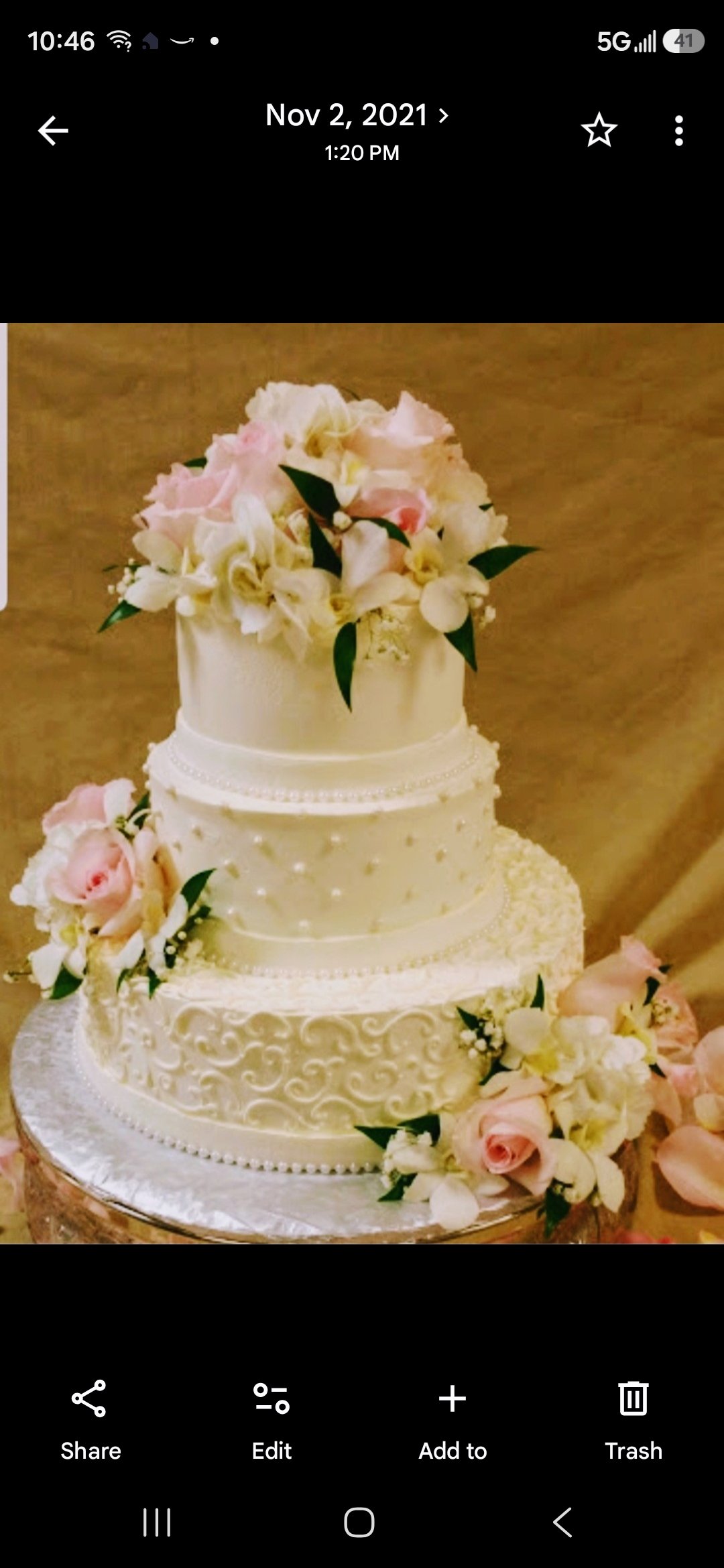The Sweetheart Tiered Cake