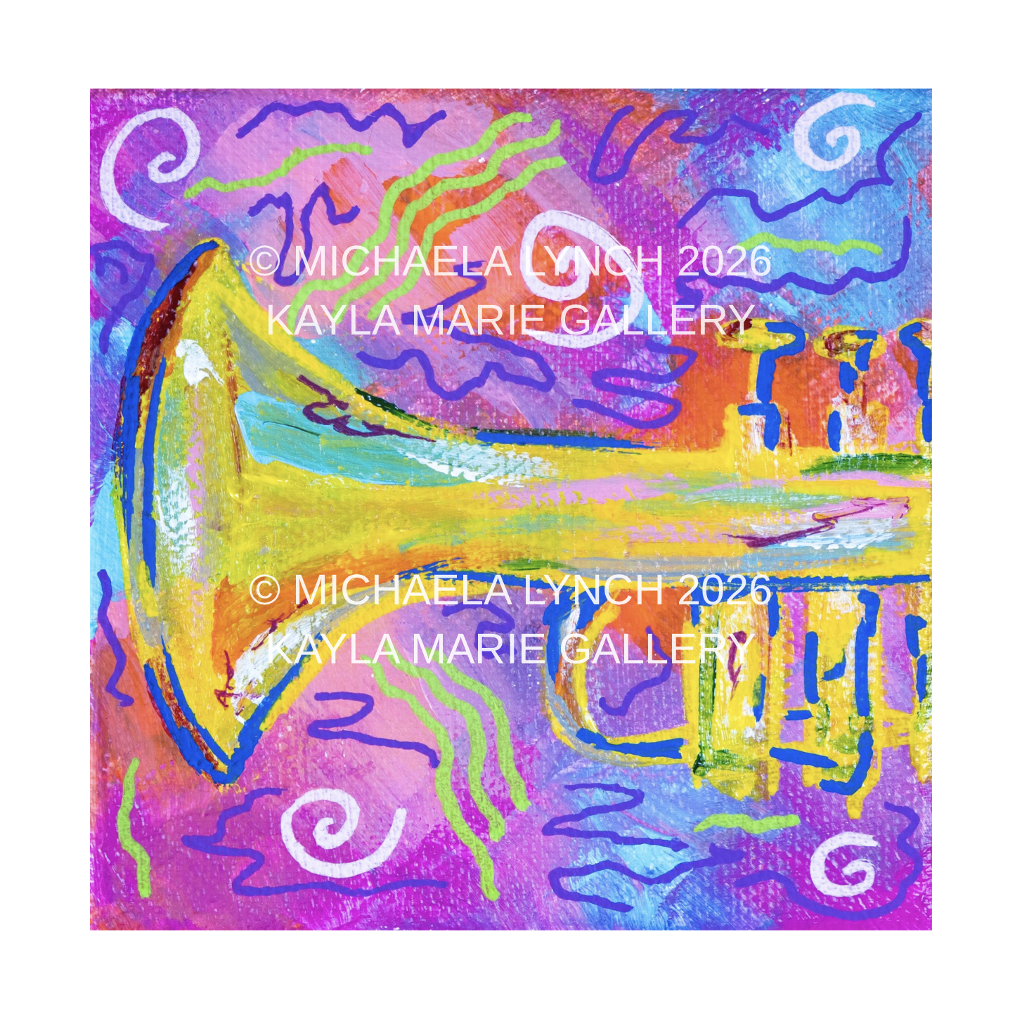 'Electric Trumpet' - print
