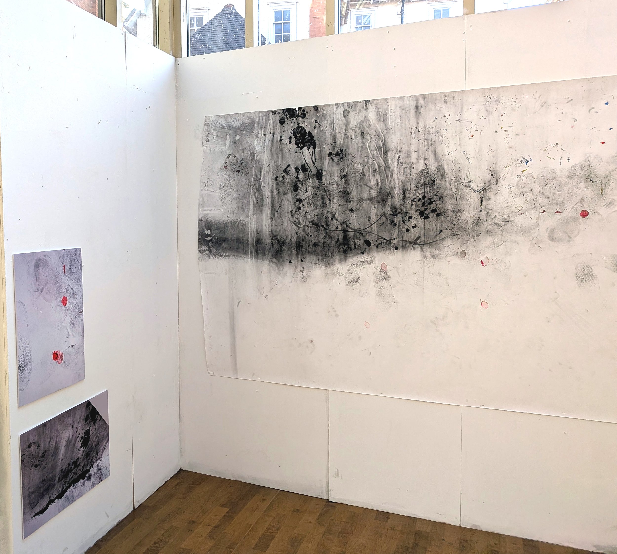 'Recovery Is Never A Straight Line (A)'

charcoal and photographic prints