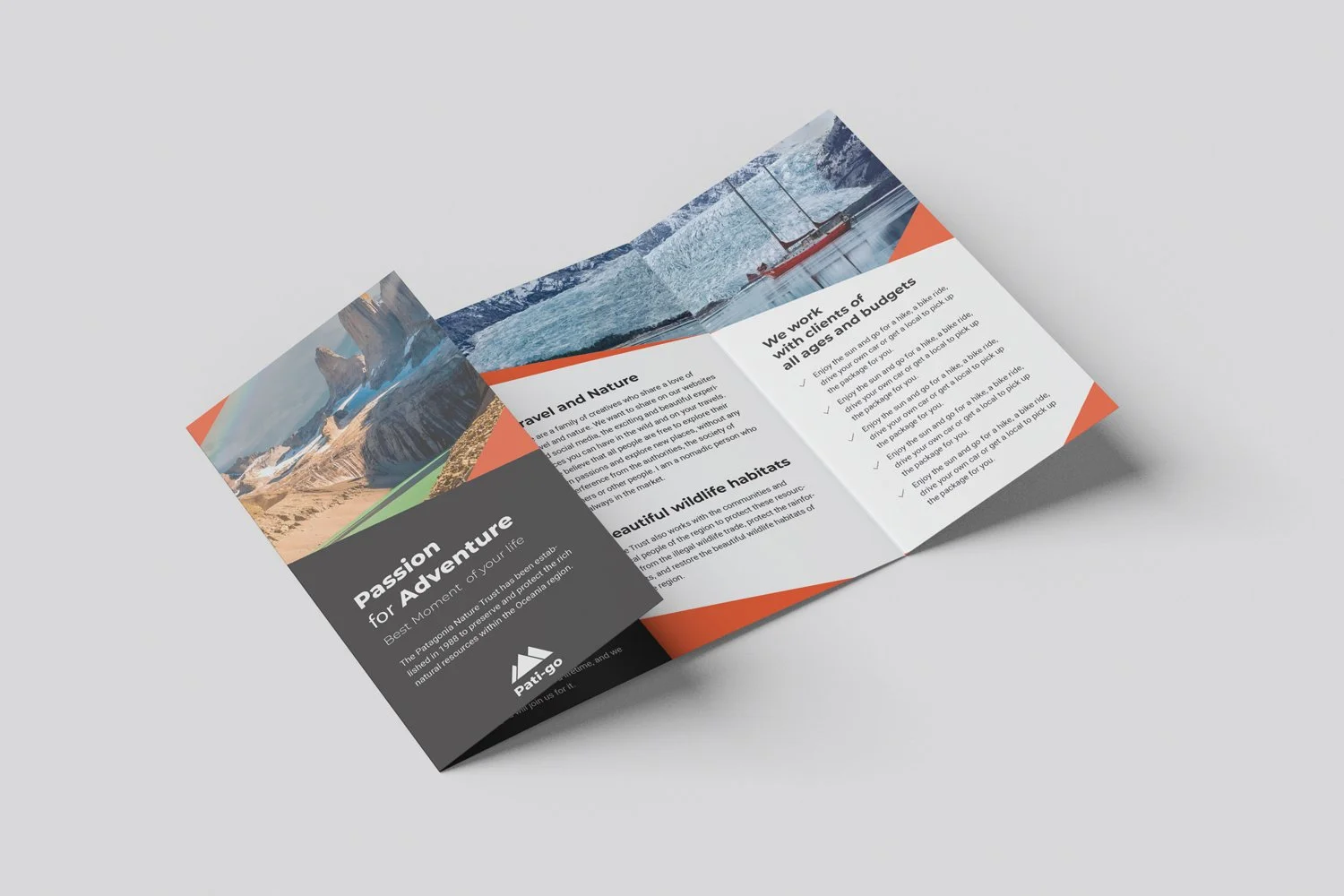 DL concertina leaflet