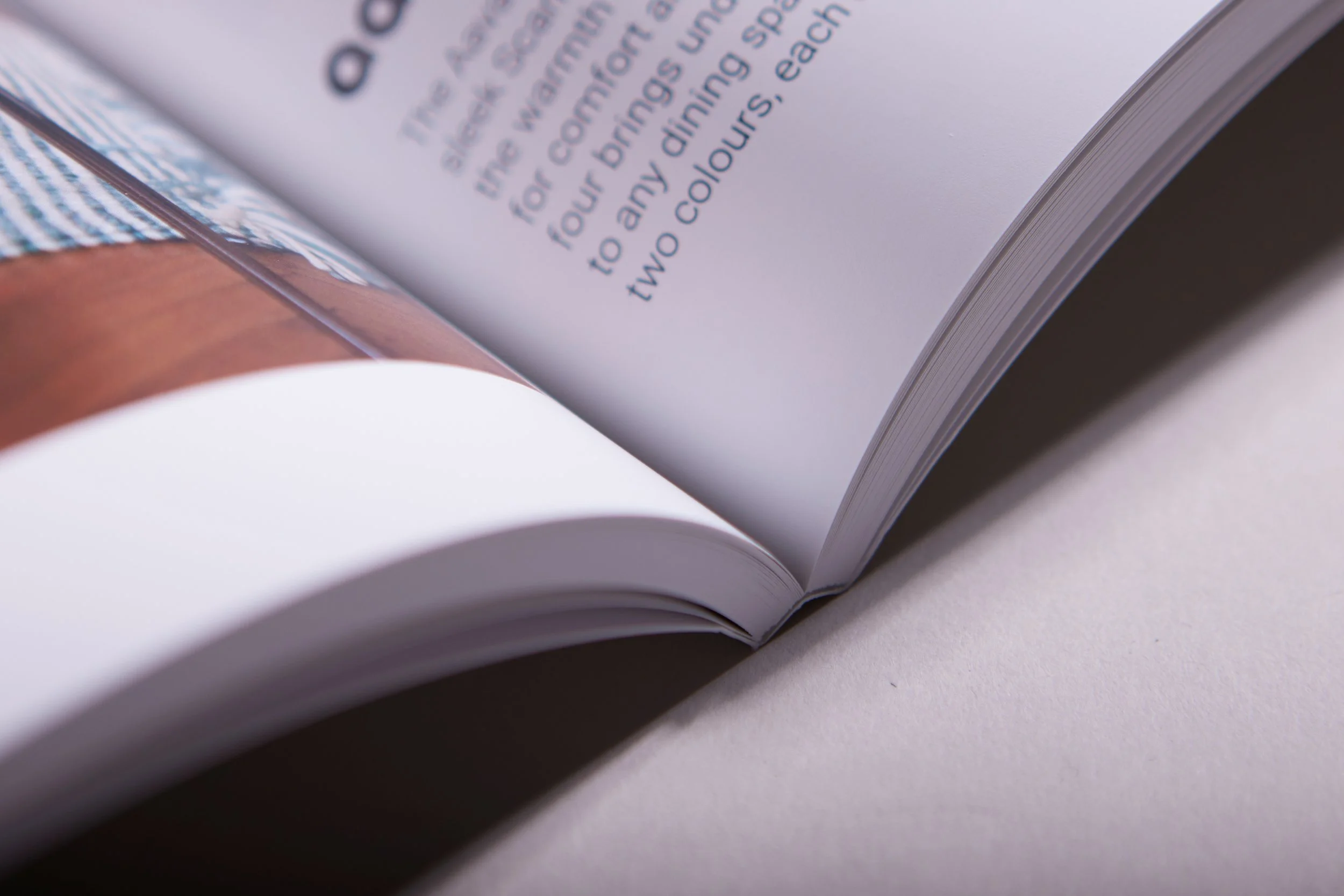Perfect bound booklet