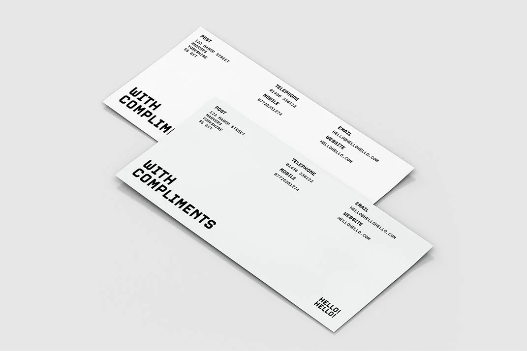 Compliment slip