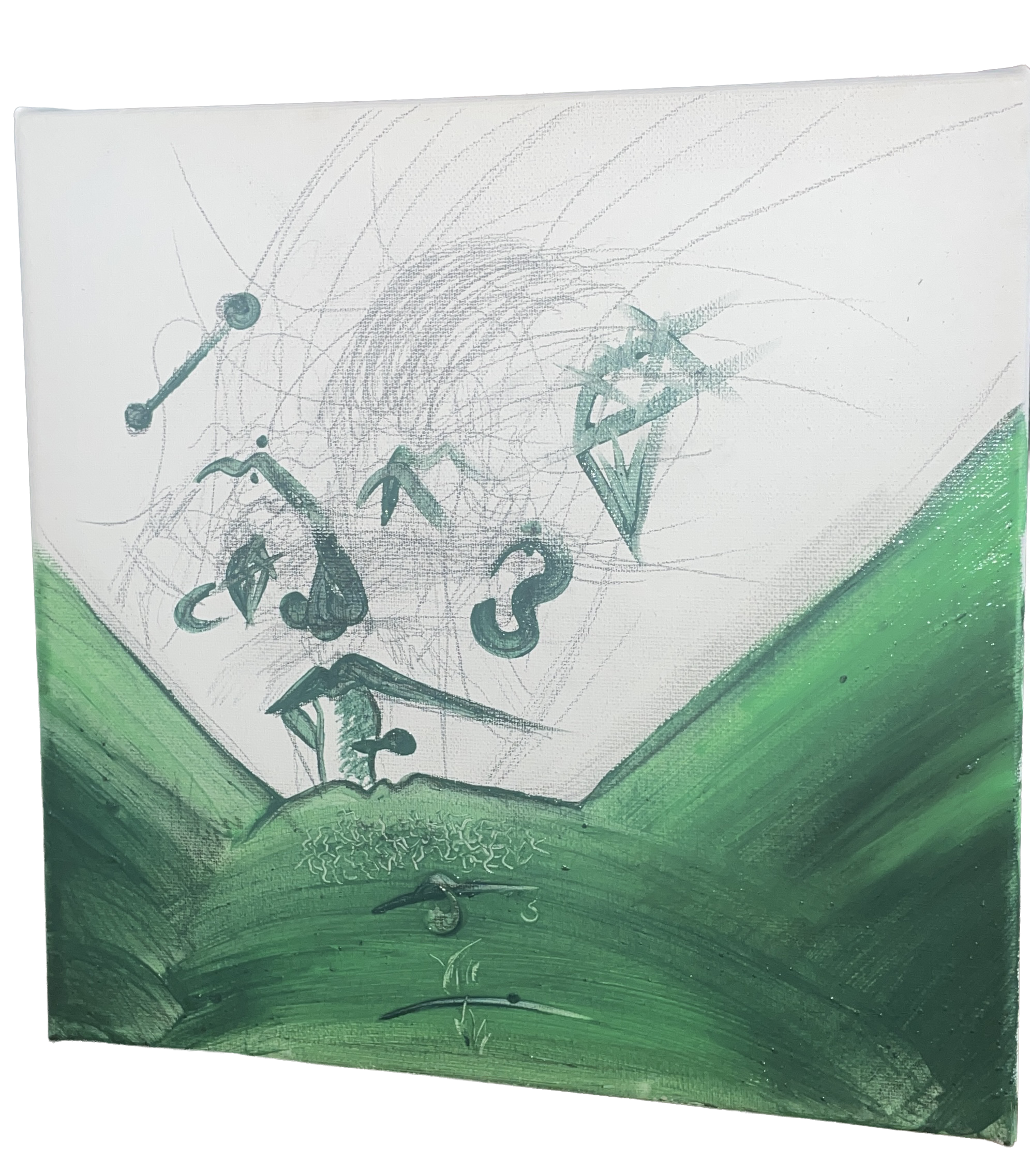 OVERGAVE - canvass, oil paint 