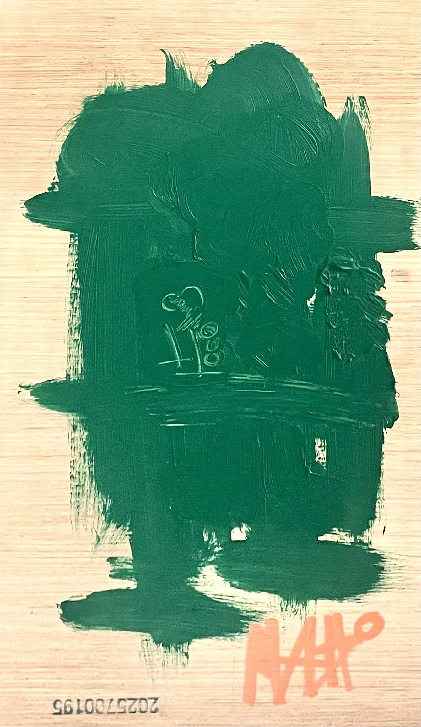 BROTHER - A debt- experiment with one colour  (Wood and acrylic paint)