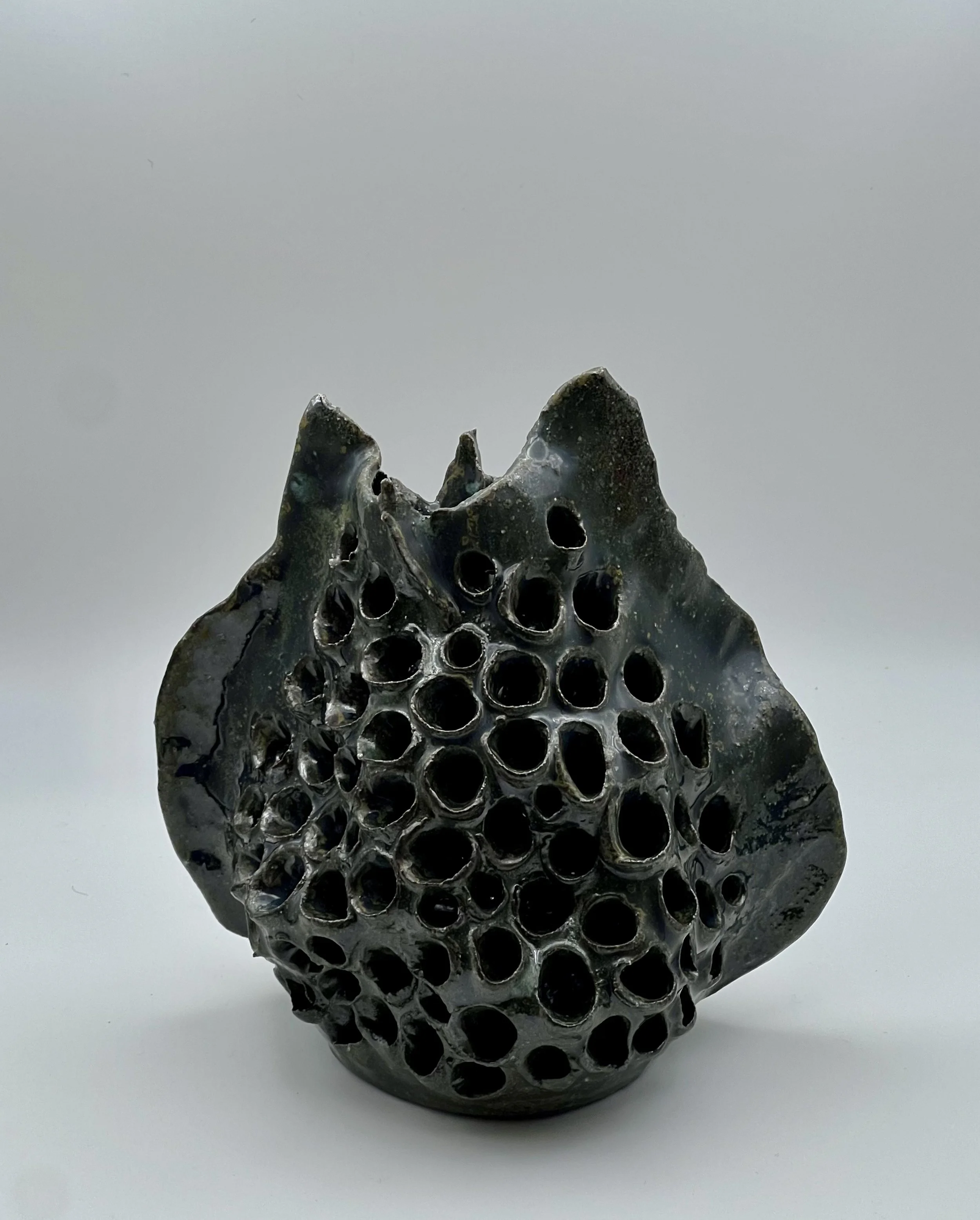 Coral Orb 5 - SOLD  (5.5x3.75x6h)