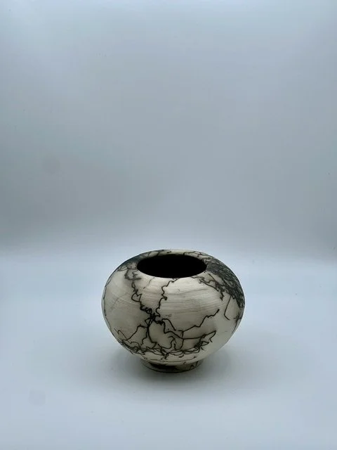 Raku with Horsehair  (NFS)