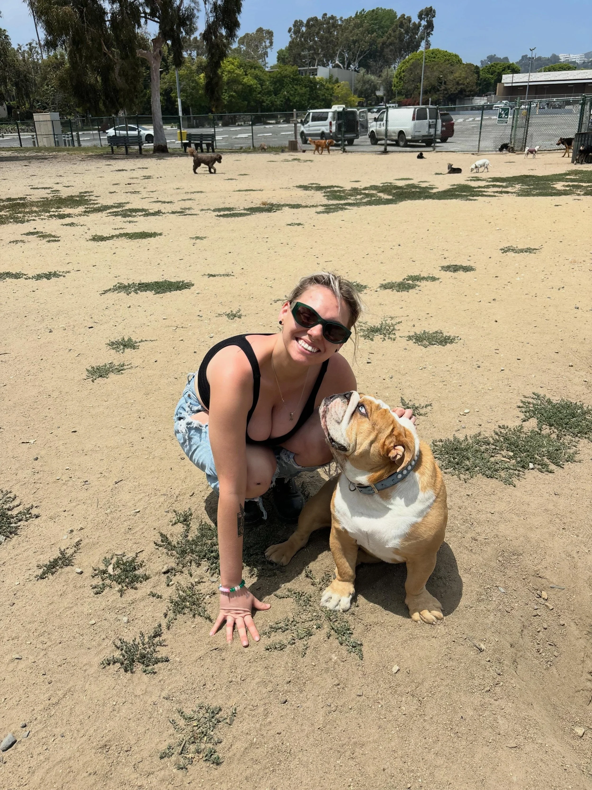 Getting things done, making time for the dog park, and soaking up the day. 🌿🐾