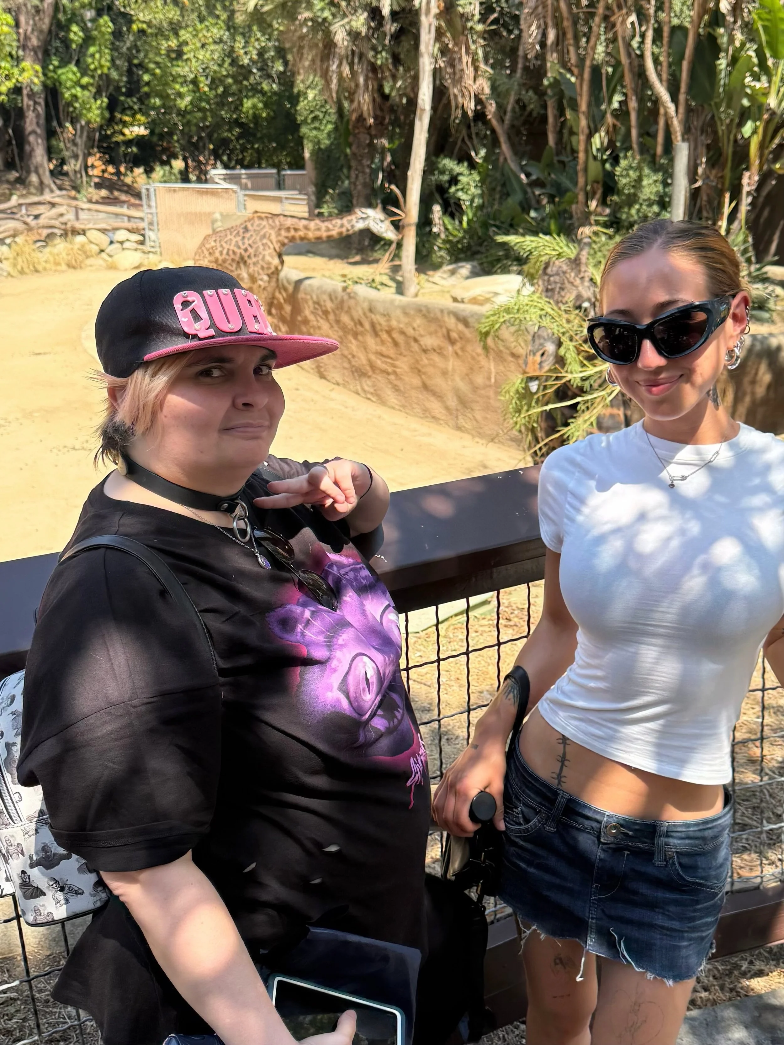 Just a couple of zoo babes