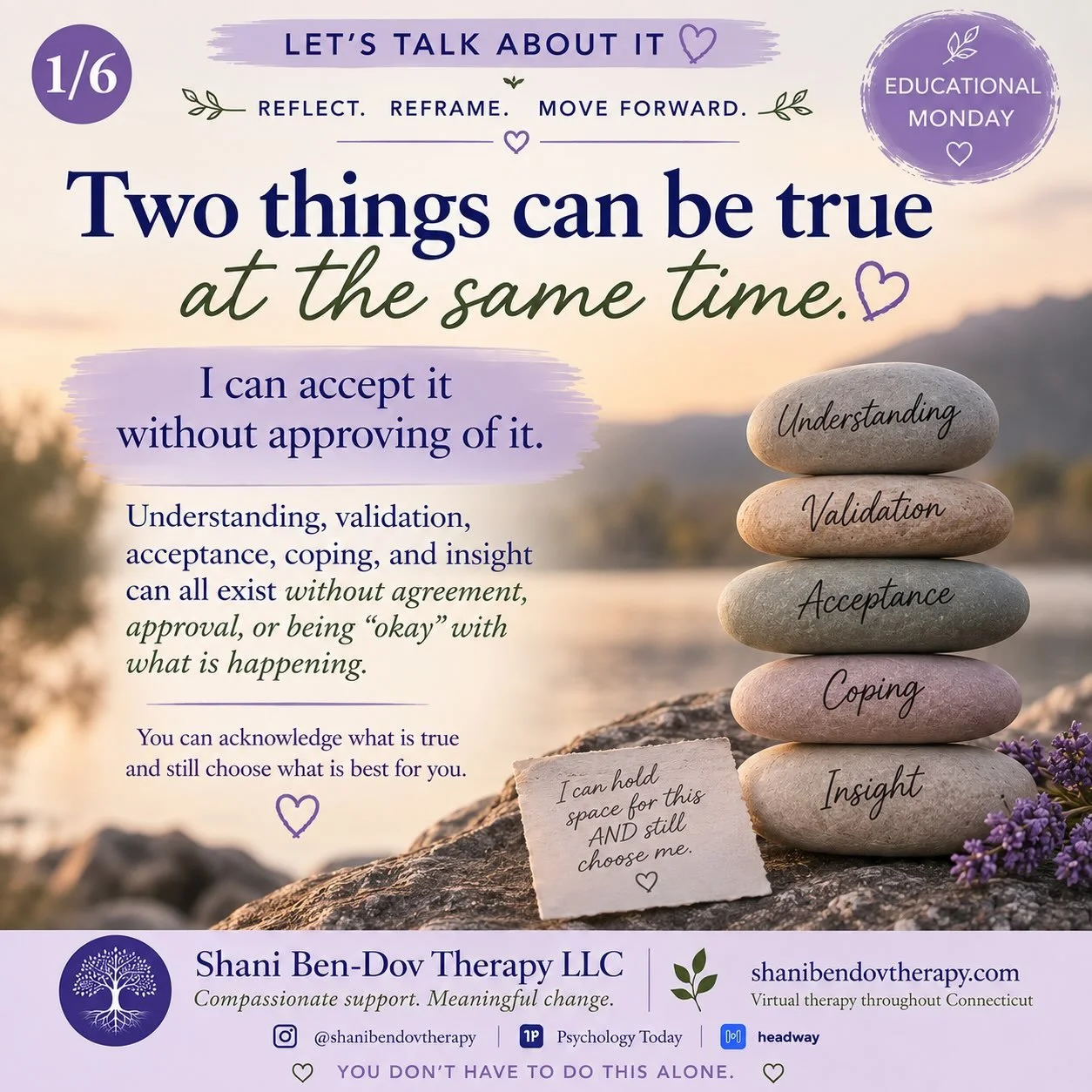 One of the hardest things about acceptance is that we tend to confuse it with approval.

We think, If I accept this, doesn&rsquo;t that mean I&rsquo;m saying it&rsquo;s okay?

No.

Sometimes acceptance sounds more like:

&ldquo;I hate this. I wish it