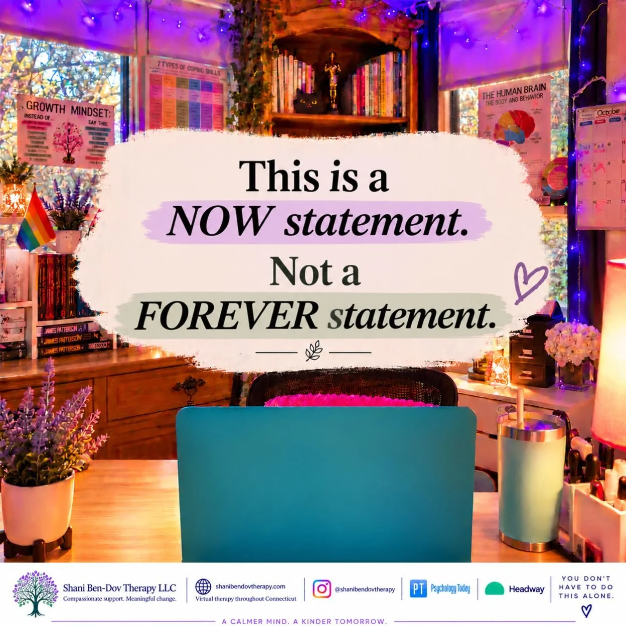 The past is not necessarily a predictor of the future.

Just because you&rsquo;ve always done something a certain way doesn&rsquo;t mean you have to keep doing it that way.

Just because something has always looked a certain way doesn&rsquo;t mean it