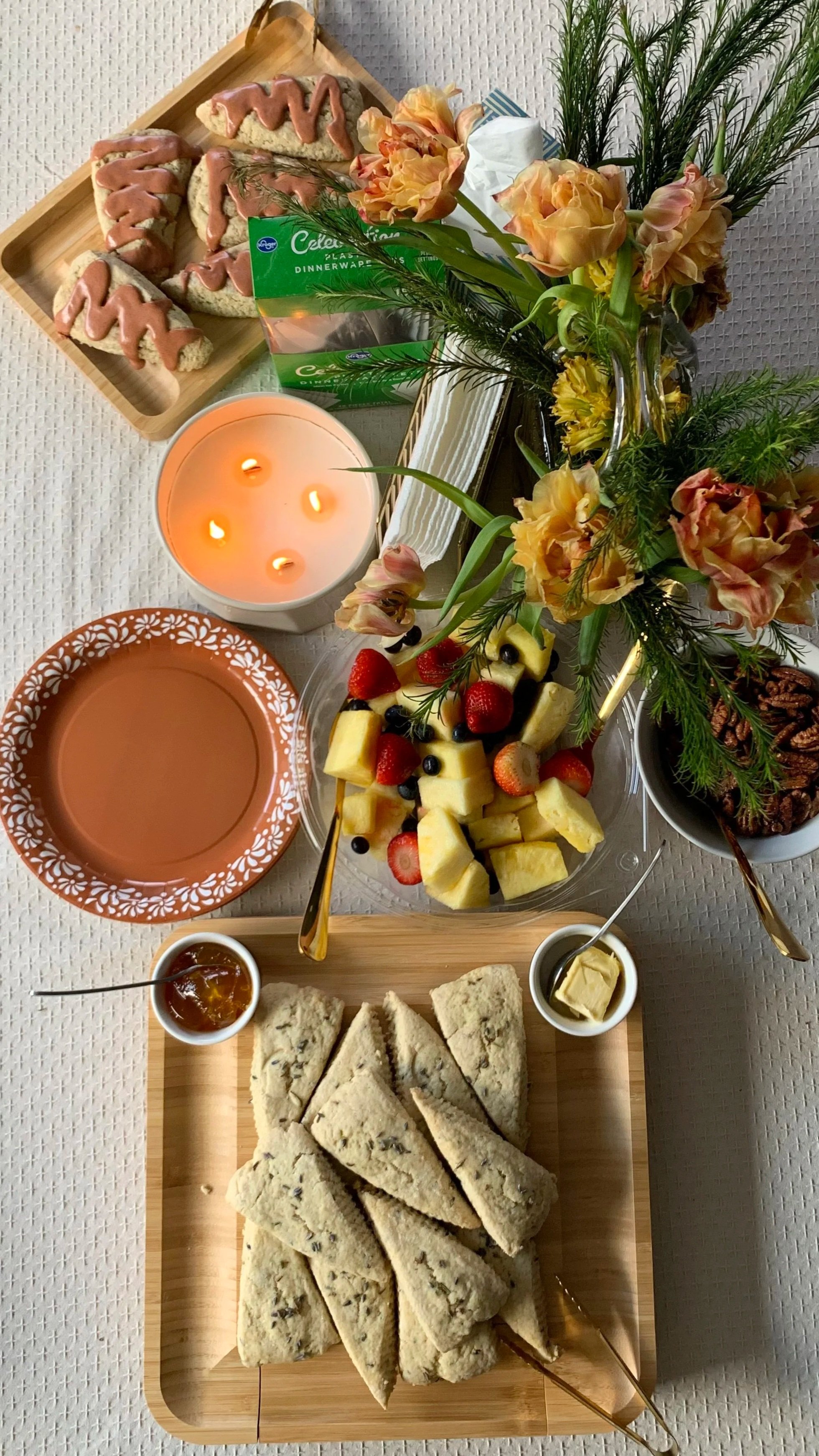 Brunch Pastry Catering Tray