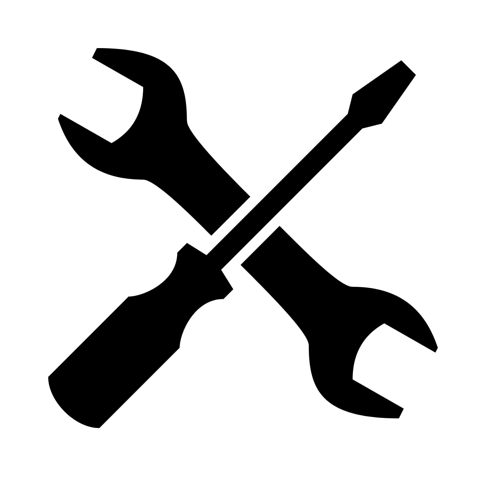 Screwdriver and wrench icon