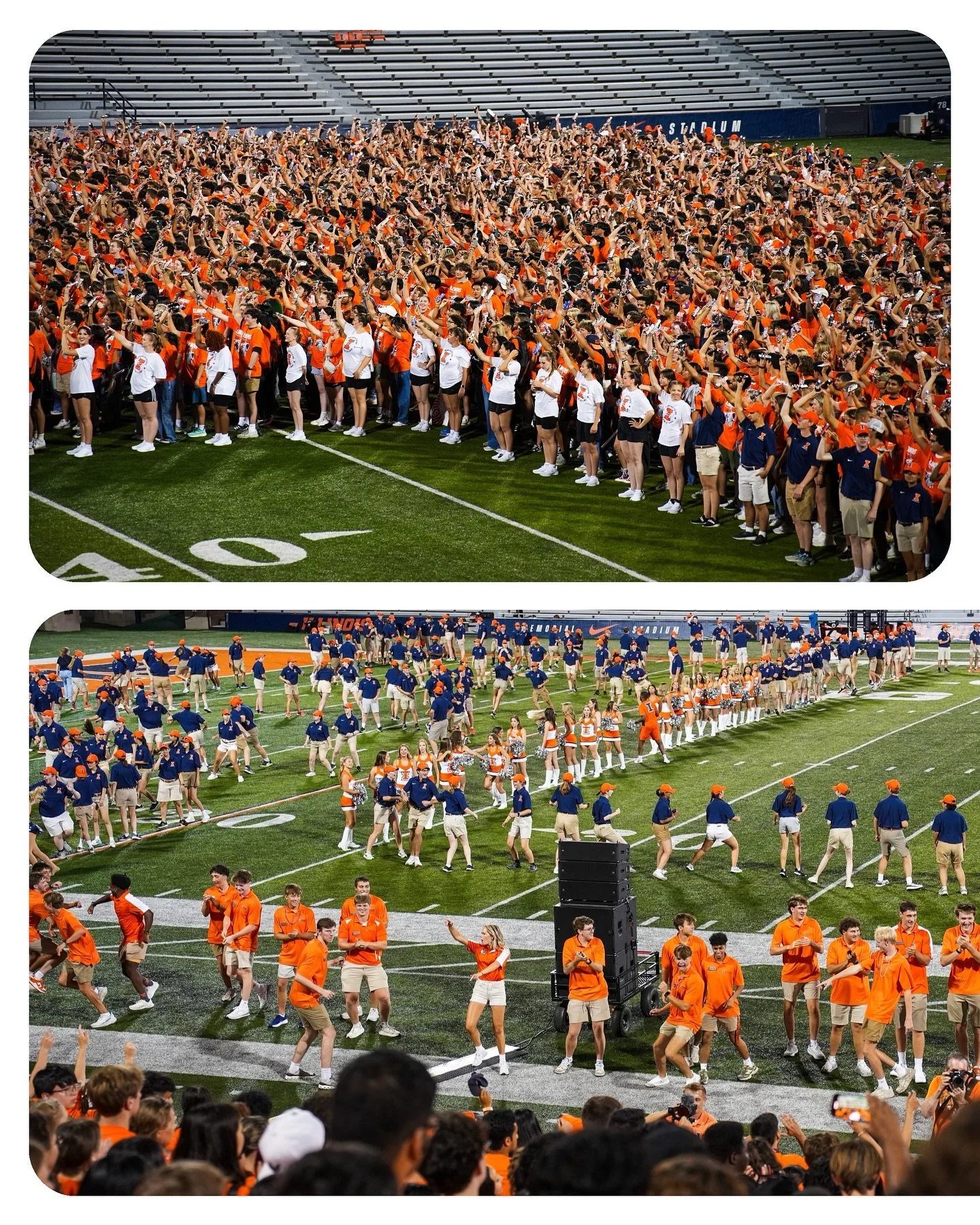 &ldquo;I-L-L&rdquo;

Incredibly thankful to have the trust of @illinoissaa in capturing this awesome Illini tradition. HUGE thanks to Emma and Juliana for coordinating and getting me here! 🟧🟦

#ILLINI #FDOC #WELCOMEWEEK #FIGHTININGILLINI #UNIVERSIT