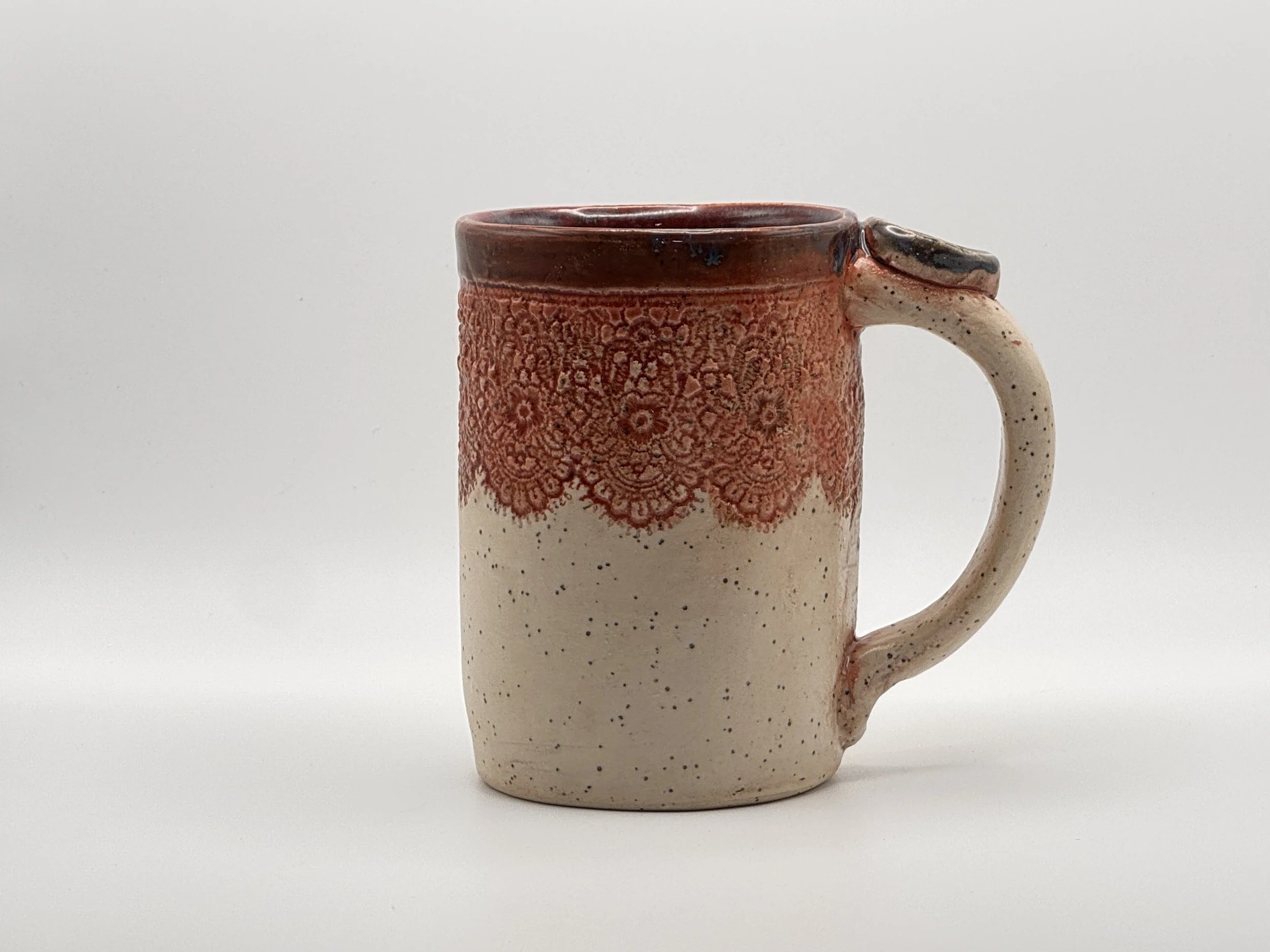 Artisan Lace Ceramic Mug