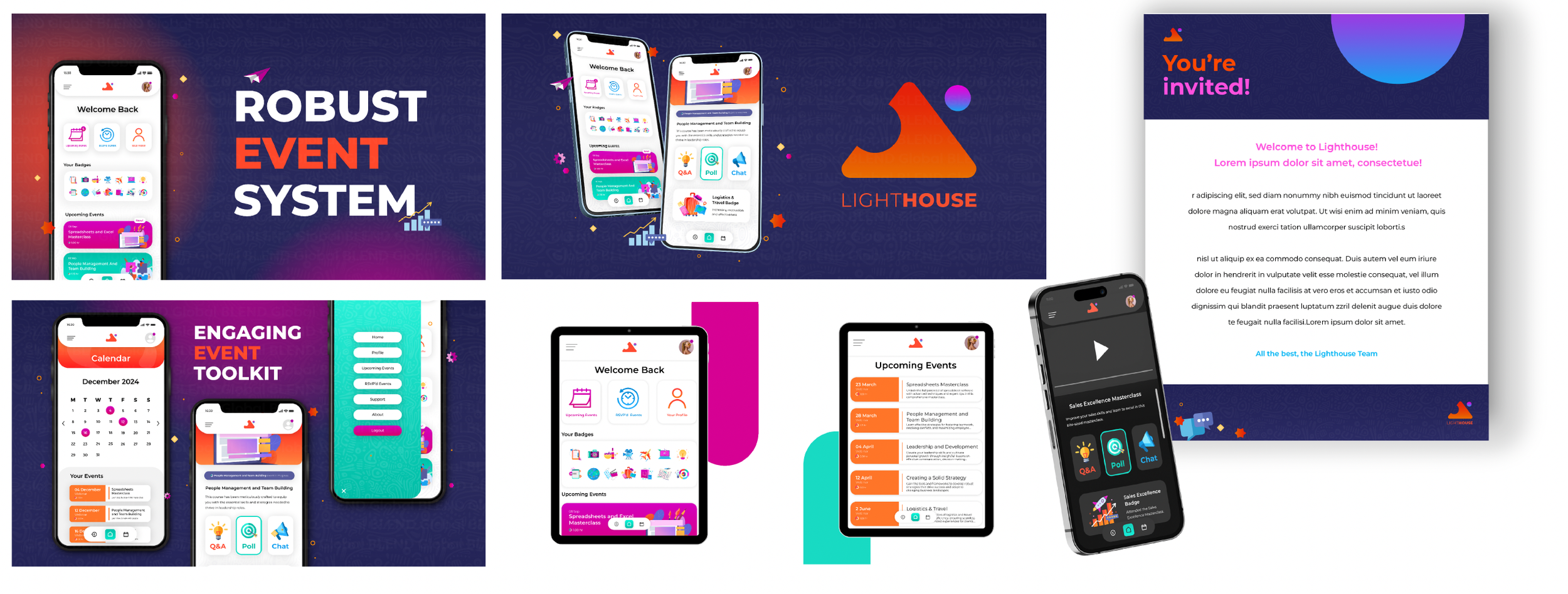 App design for internal use, made on Figma