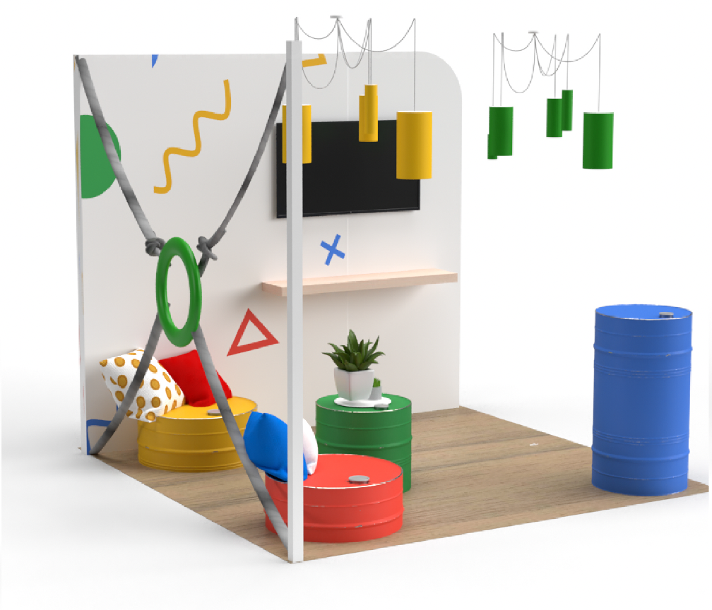 3D render design made on Adobe Dimension. Unused work